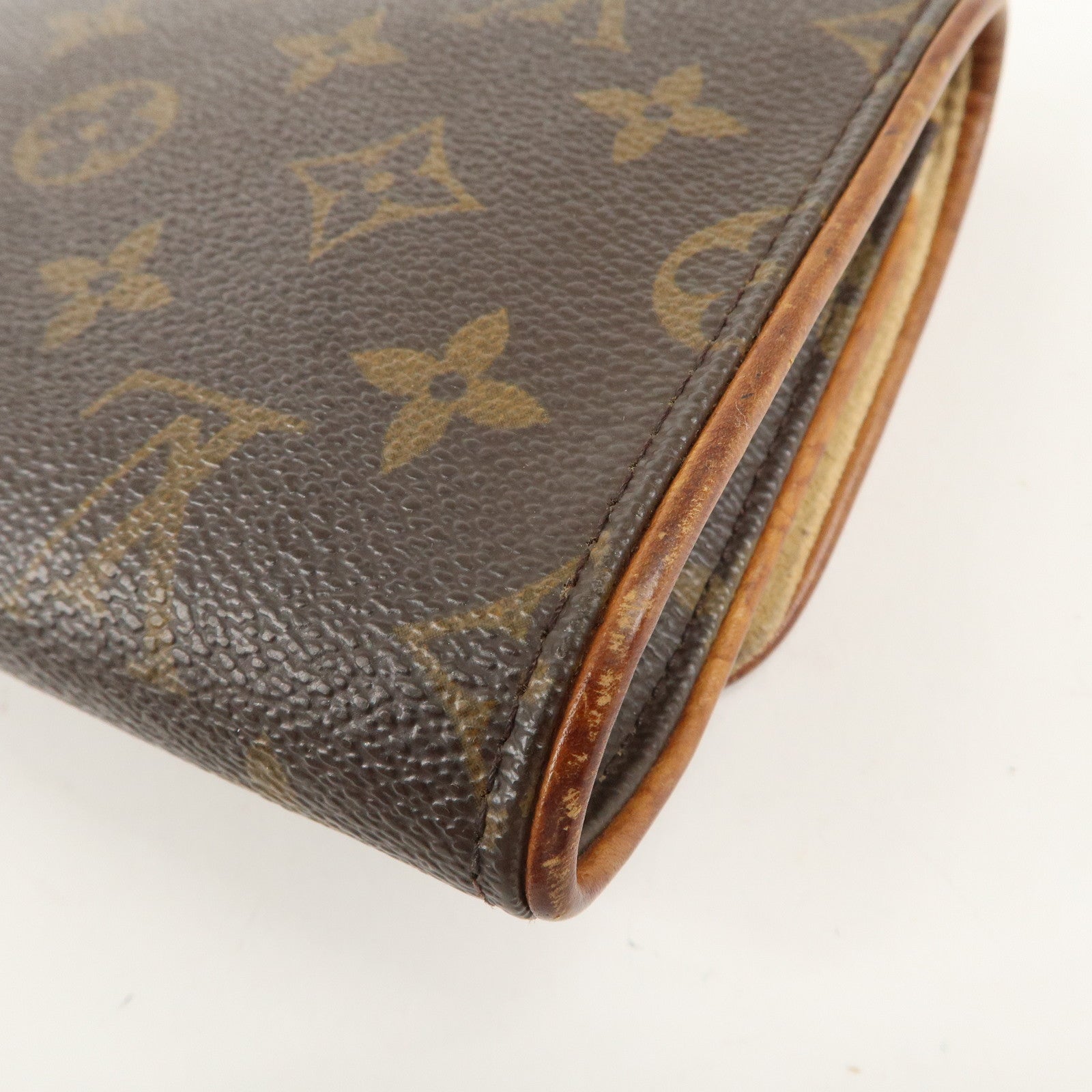 Louis Vuitton Monogram Pochette Twin GM 2Way Bag Brown M51852