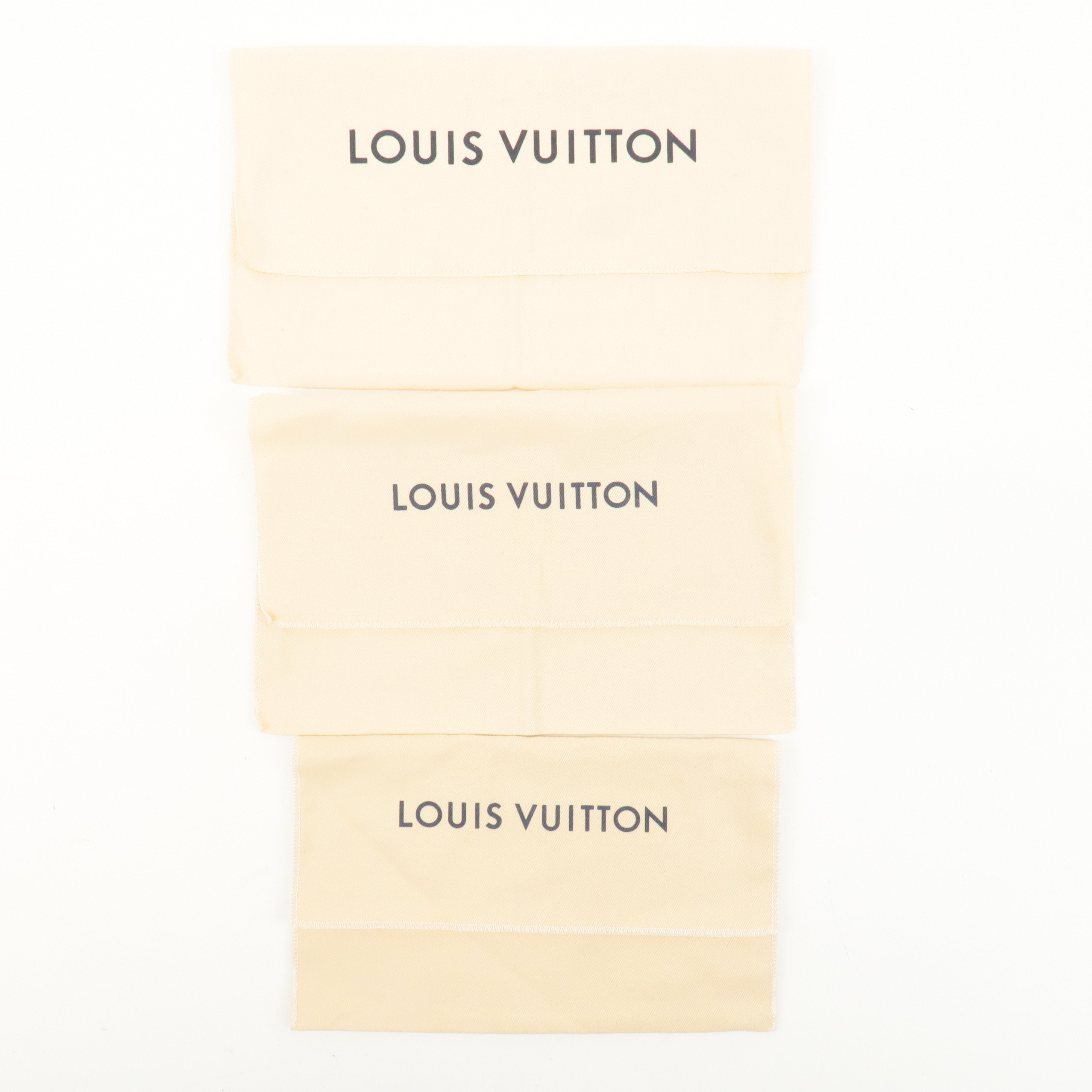 Louis Vuitton Set of 10 Storage Bag Dust Bag New Model Beige