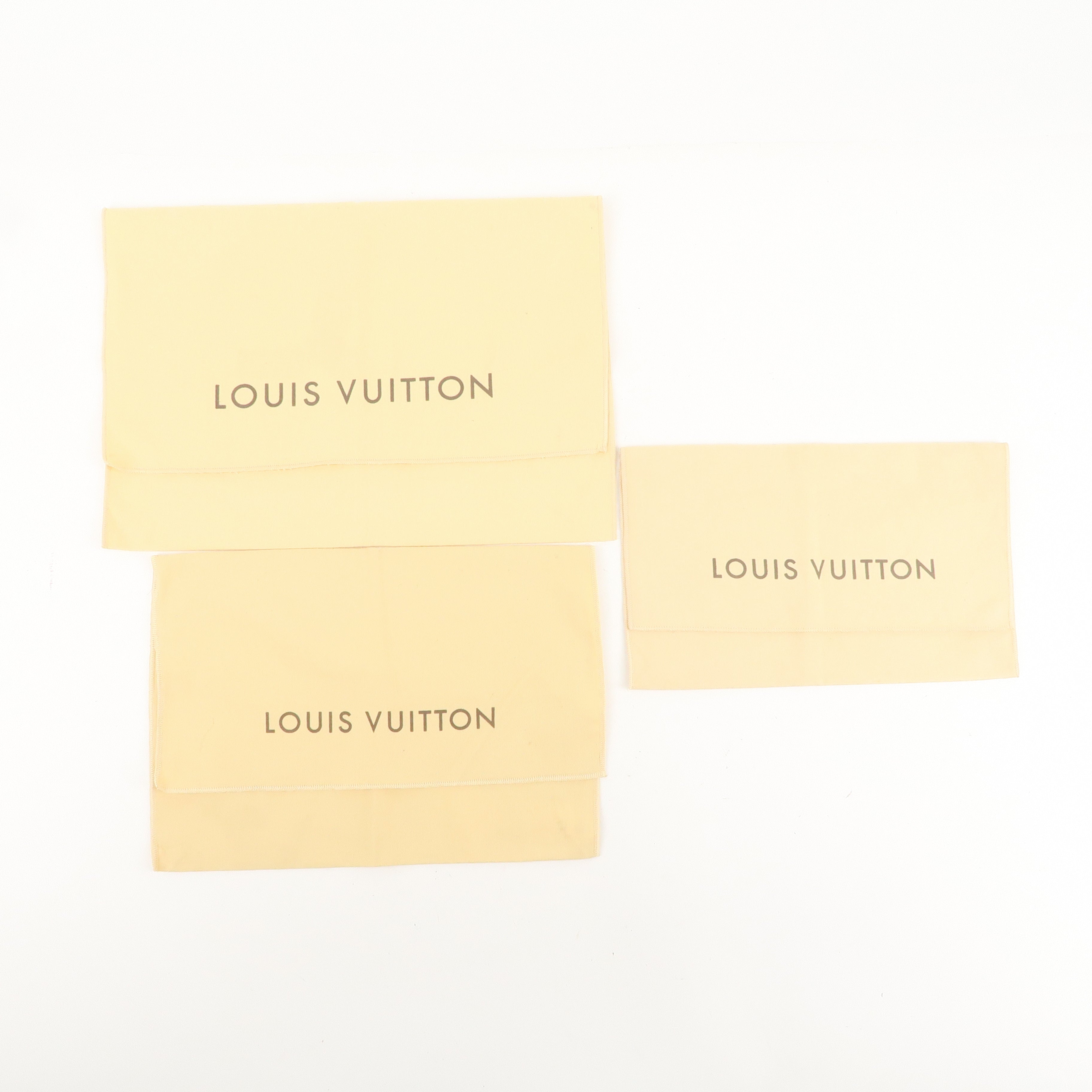 Louis Vuitton Set of 10 Storage Bag Dust Bag Beige