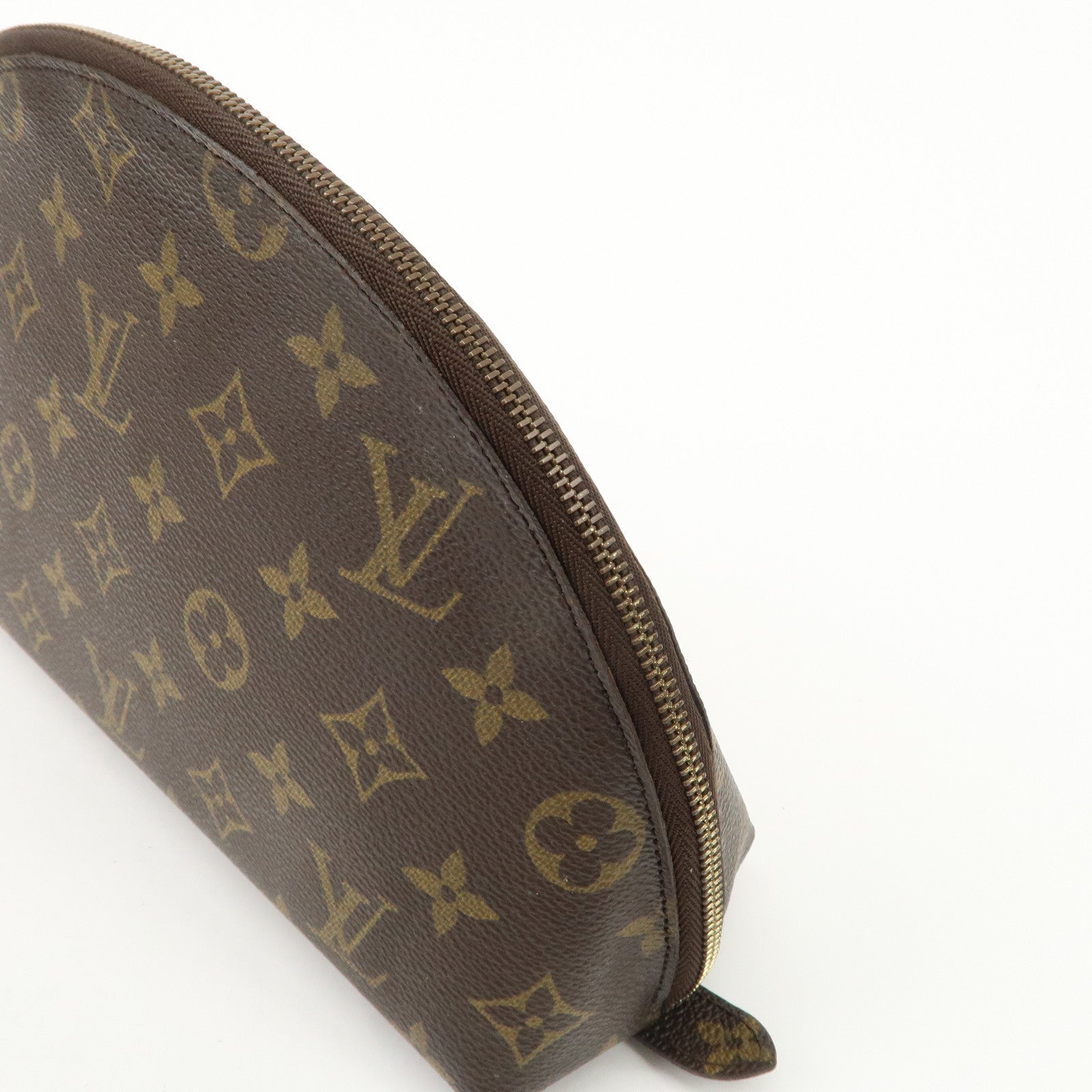 Louis Vuitton Monogram Trousse Demi Ronde Pouch M47520 Used