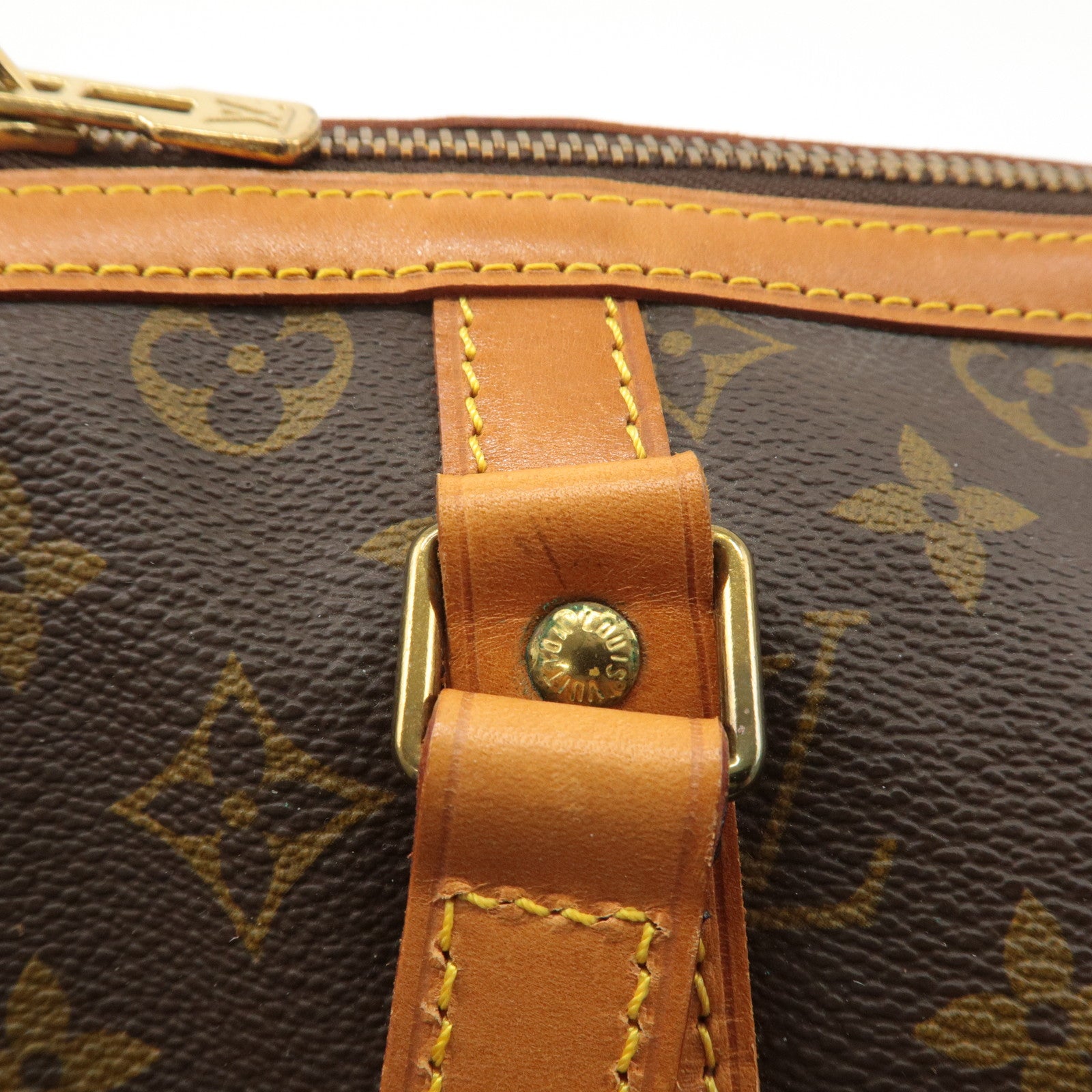 Louis Vuitton Monogram Sac Souple 35 Boston Bag M41626