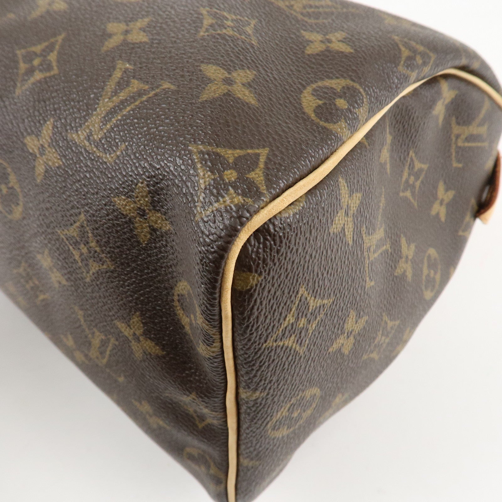 Louis Vuitton Monogram Speedy 25 Hand Bag Boston Bag M41528 Used