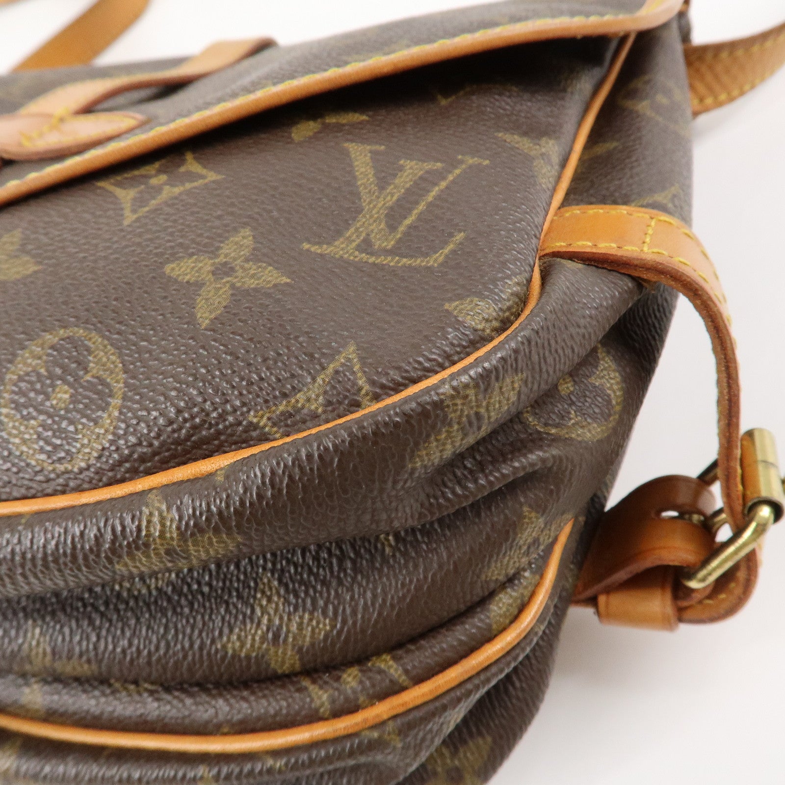 Louis Vuitton Monogram Saumur 30 Shoulder Bag Brown M42256 Bag Used