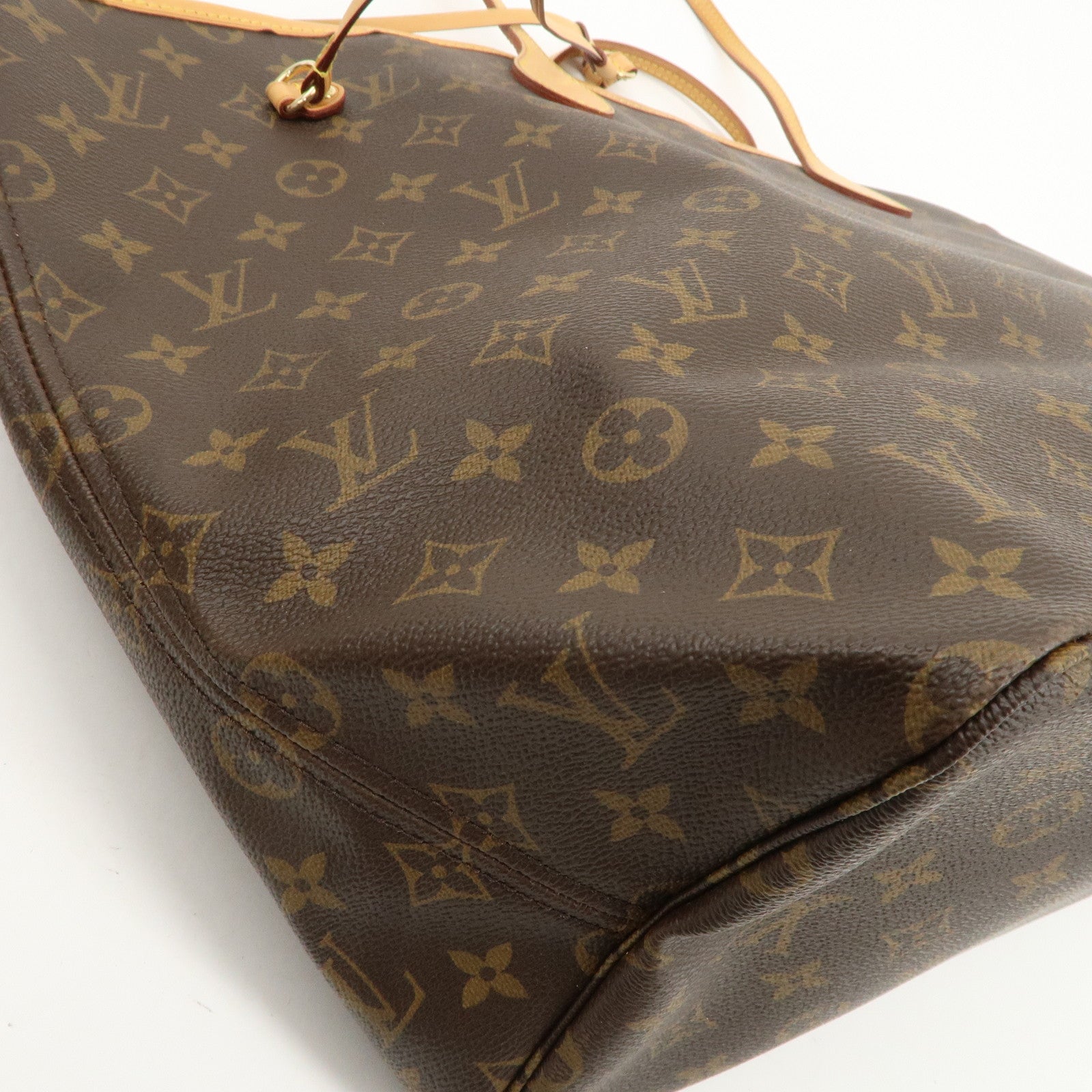 Louis Vuitton Monogram Neverfull GM Tote Bag Brown M40157 Used