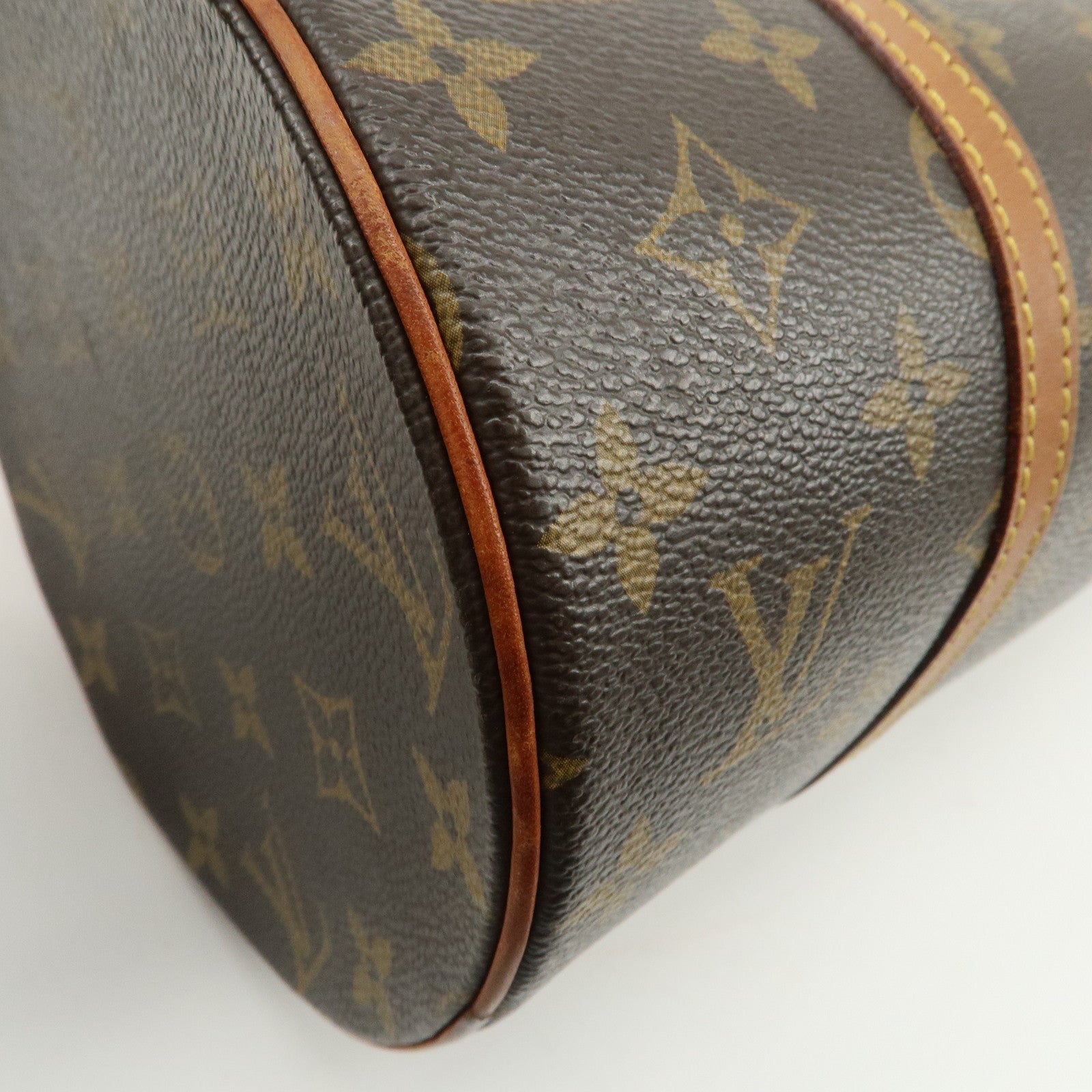 Louis Vuitton Monogram Papillon 30 Hand Bag New Style Brown M51385