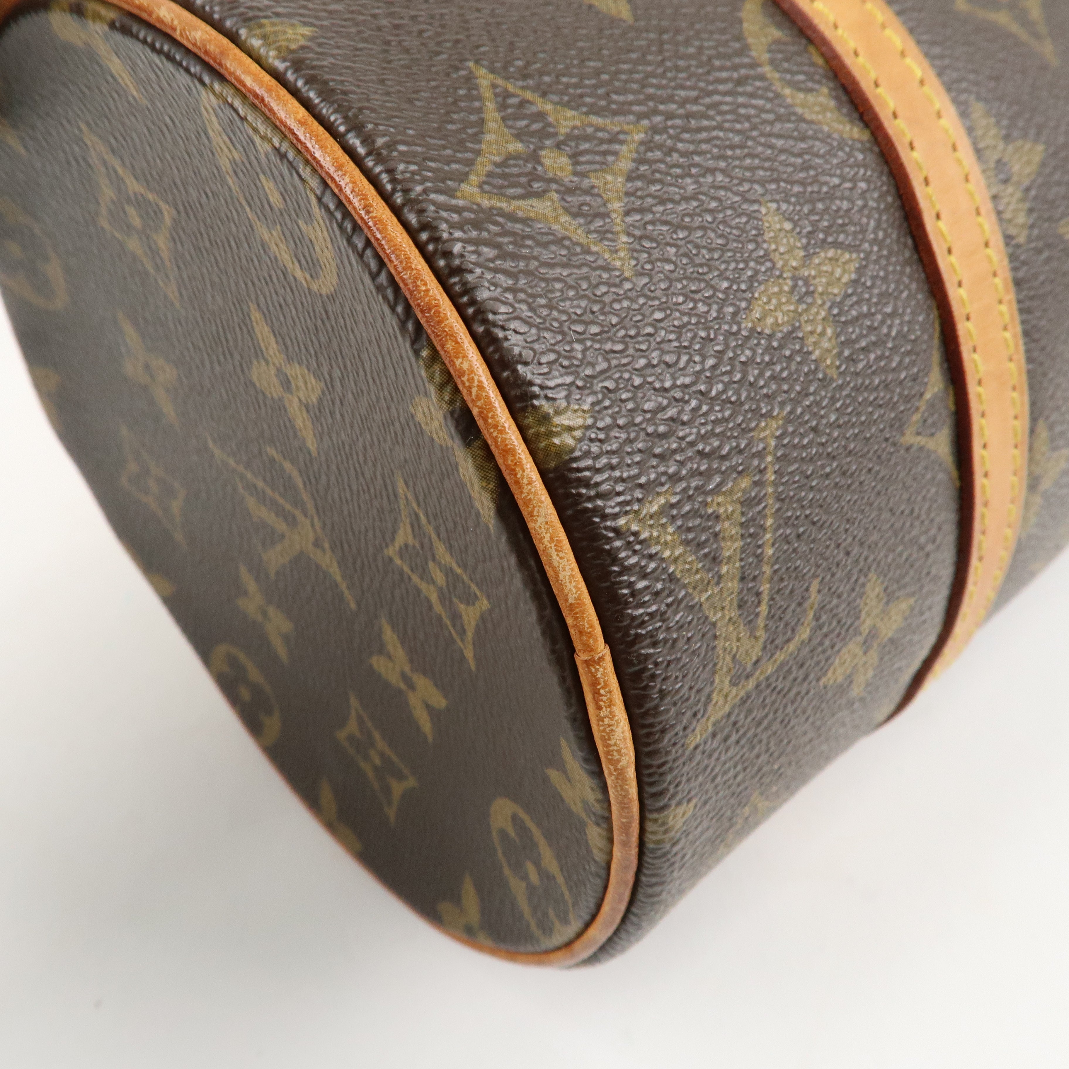 Louis Vuitton Monogram Papillon 26 Hand Bag Brown M51385