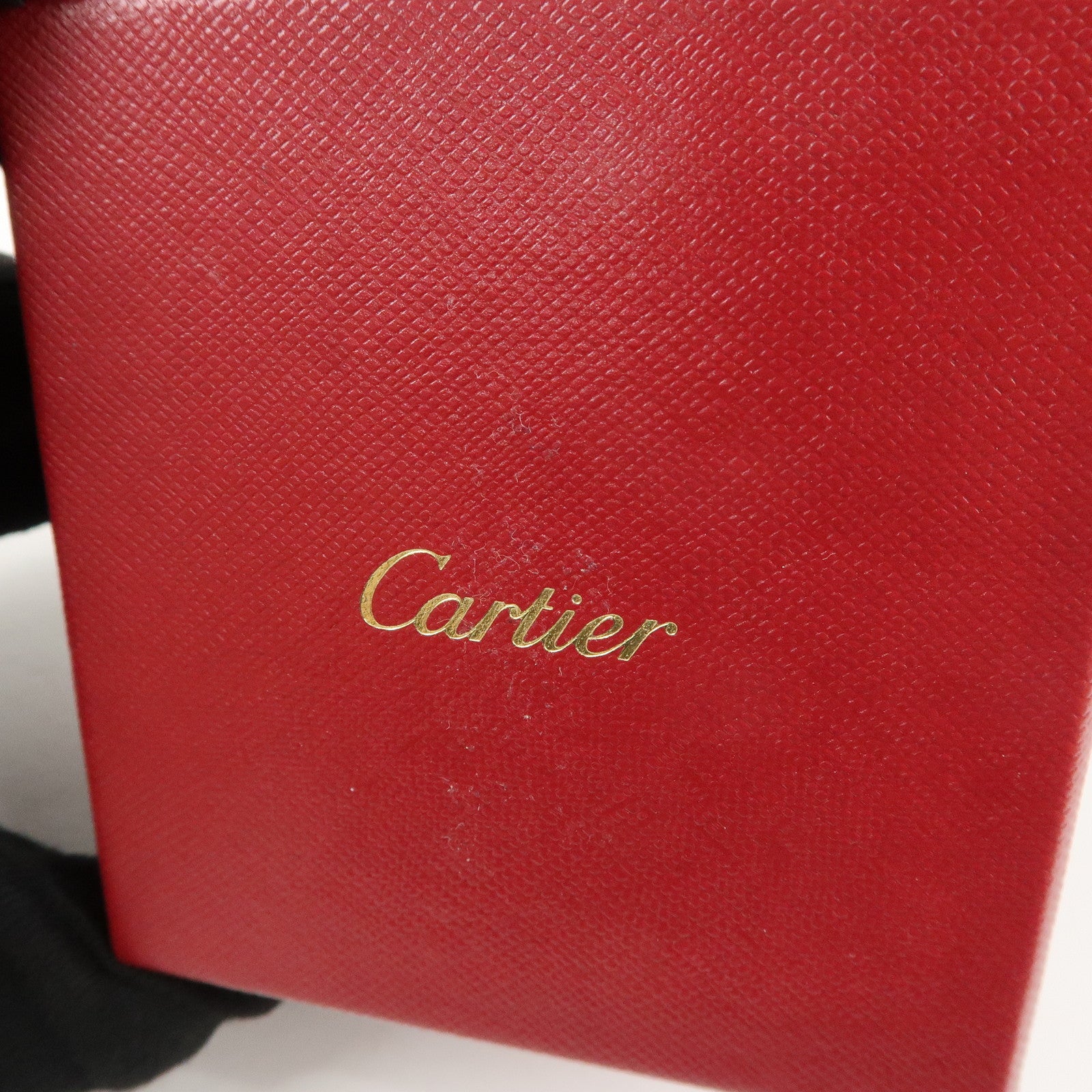 Cartier Set of 2 Ring Box Display Box Jewelry Box For Ring Red