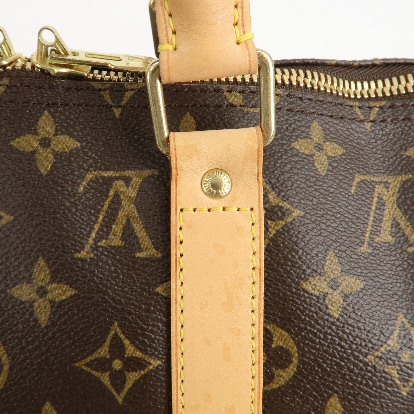 Louis Vuitton Monogram Keep All Bandouliere 50 Boston Bag M41416 Used