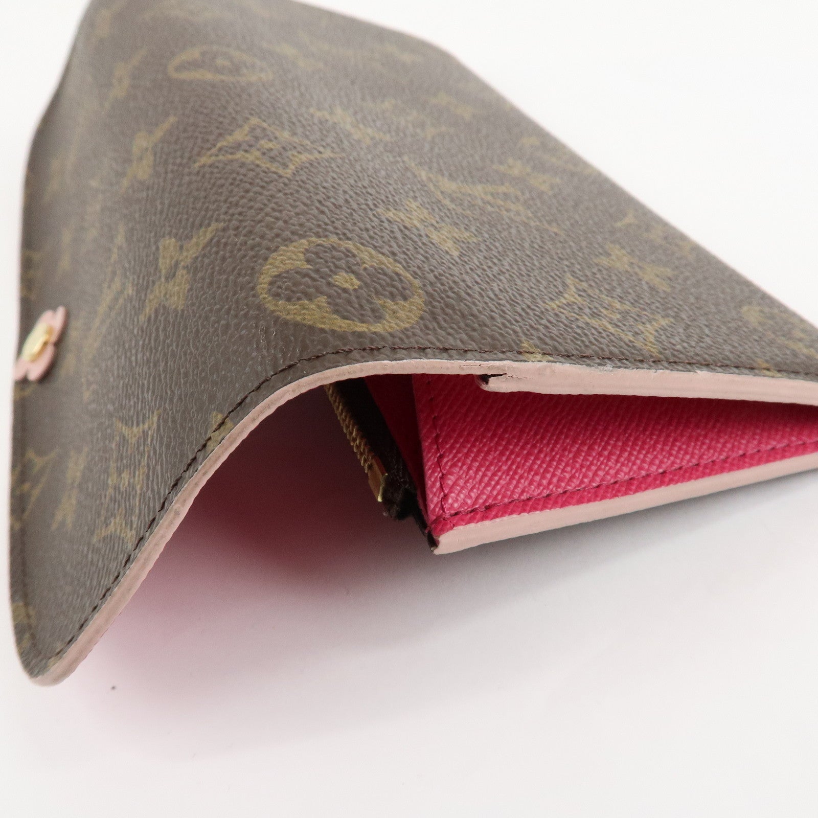 Louis Vuitton Monogram Portefeuille Emily Flower Wallet M64202 Used