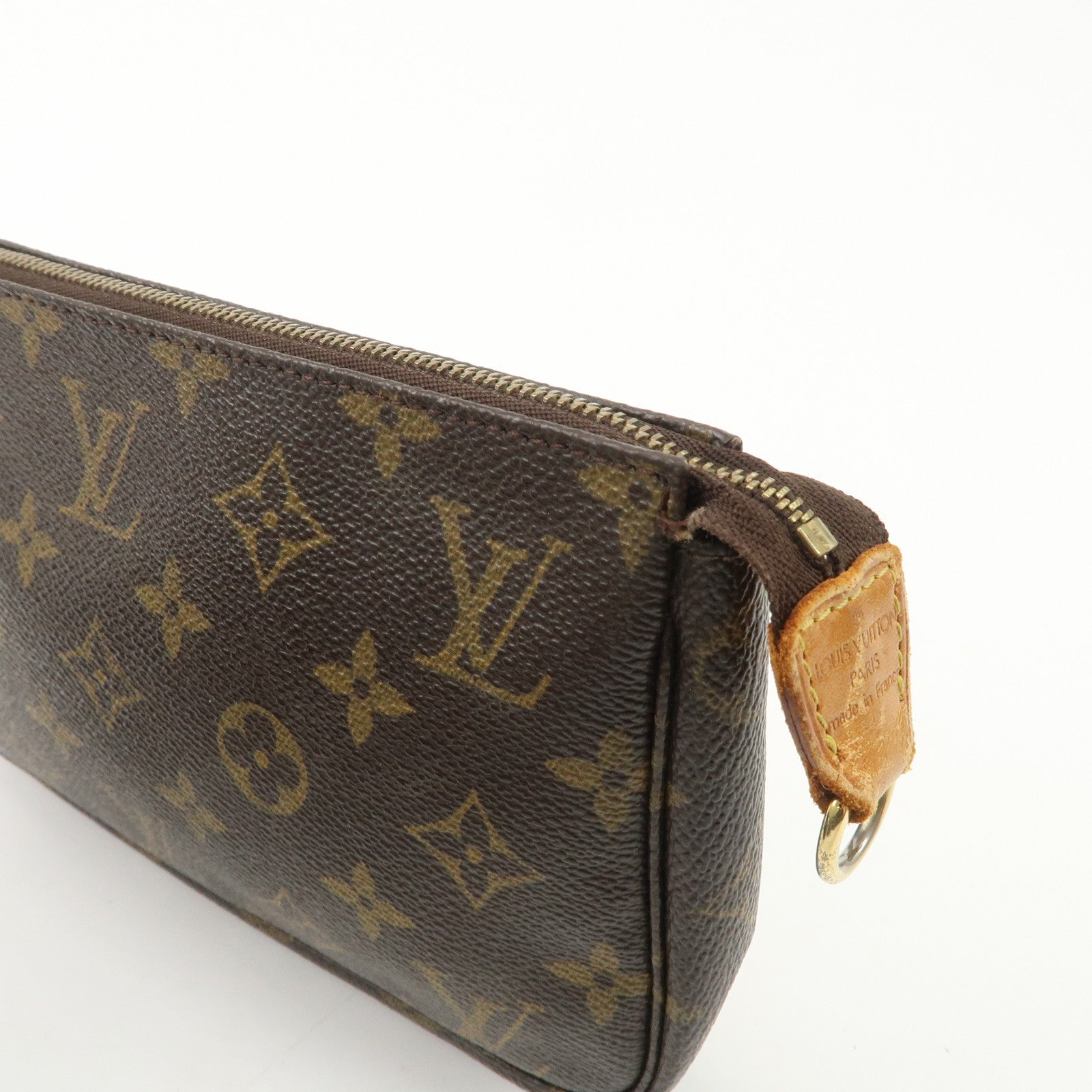 Louis Vuitton Monogram Pochette Accessoires Pouch Brown M51980 Used