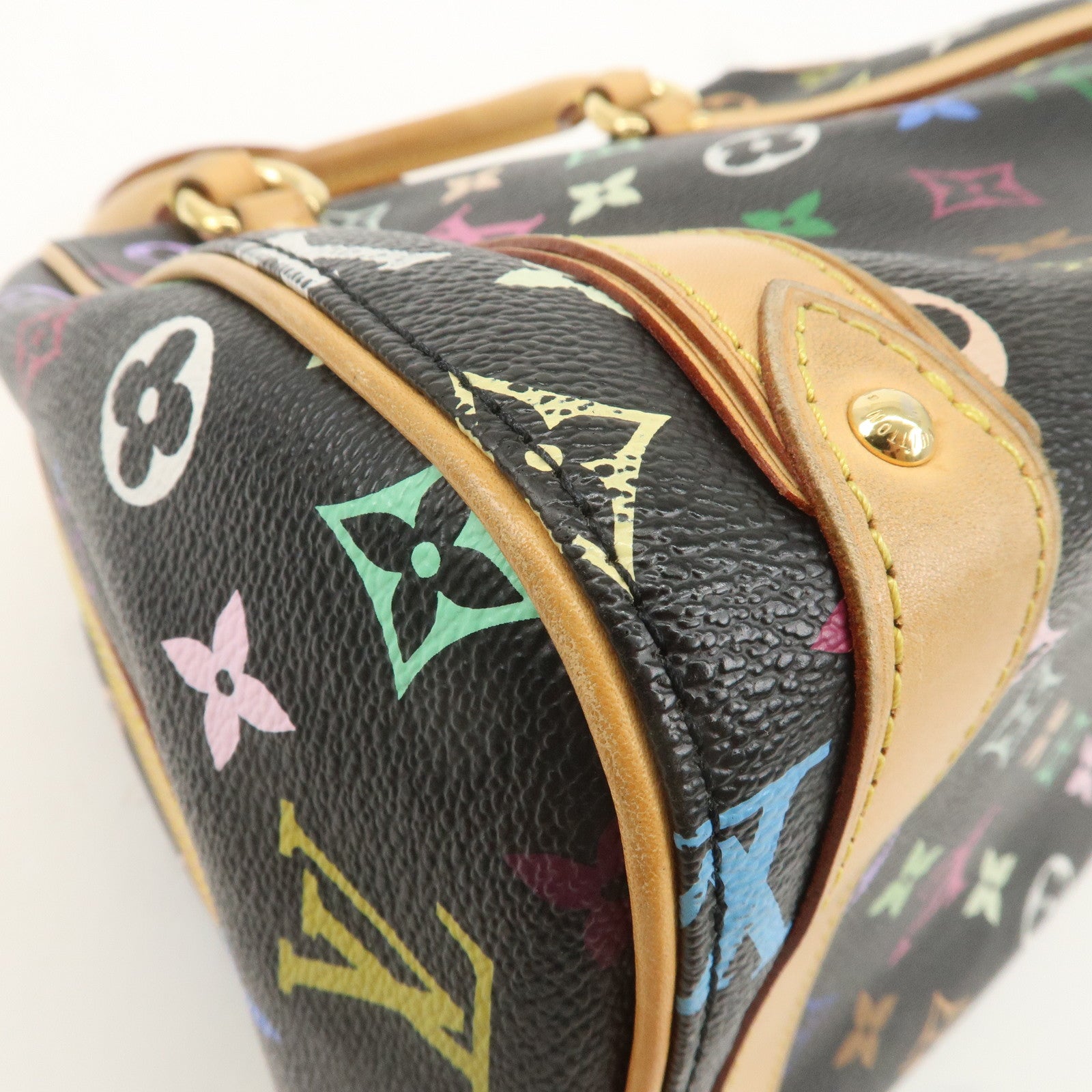 Louis Vuitton Monogram Multicolor Priscilla Hand Bag Noir M40097