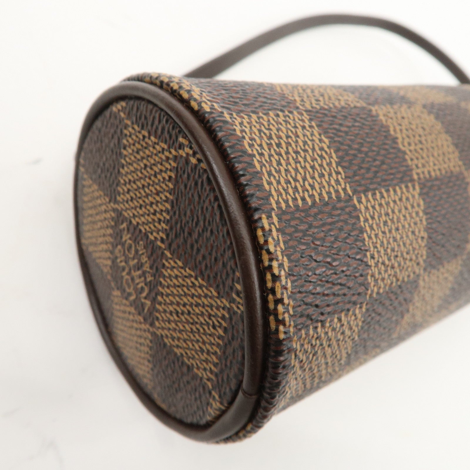 Louis Vuitton Damier Mini Pouch for Papillon Bag Brown Used