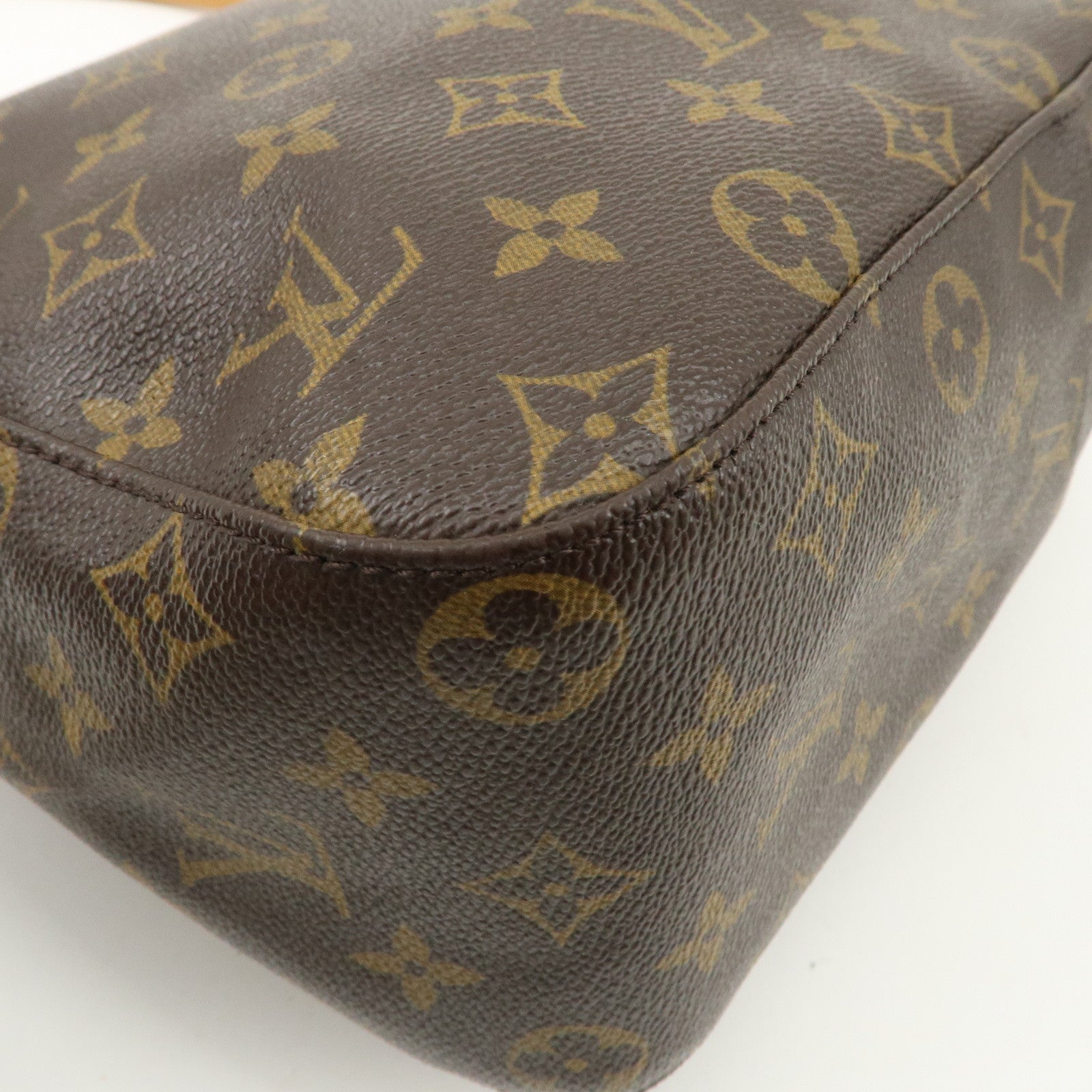 Louis Vuitton Monogram Looping GM Shoulder Bag Brown M51145