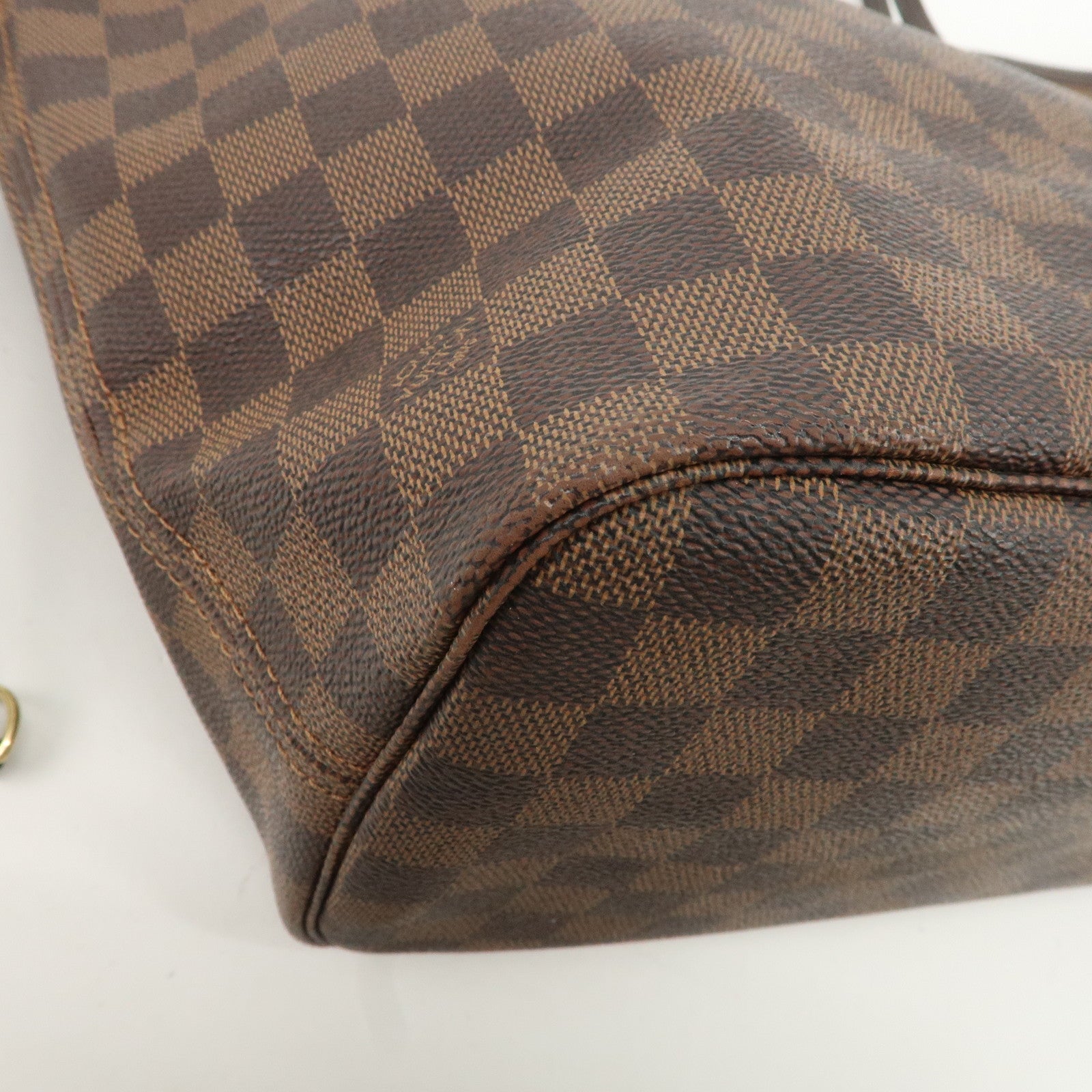 Louis Vuitton Damier Neverfull MM Tote Bag Hand Bag N51105 Used