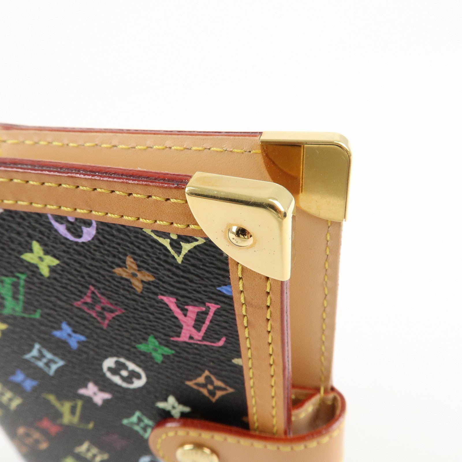 Louis Vuitton Monogram Multi Color Agenda PM Planner Cover R20895 Used