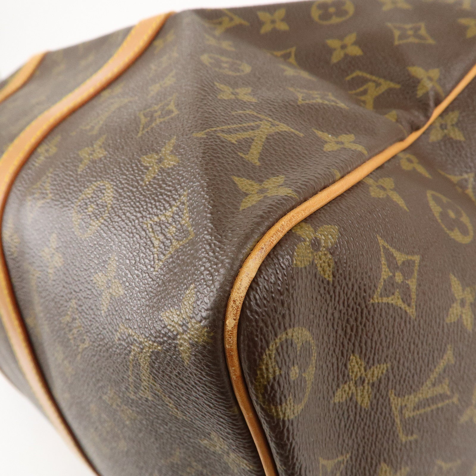 Louis Vuitton Monogram Sac Souple 45 Boston Bag Brown M41624