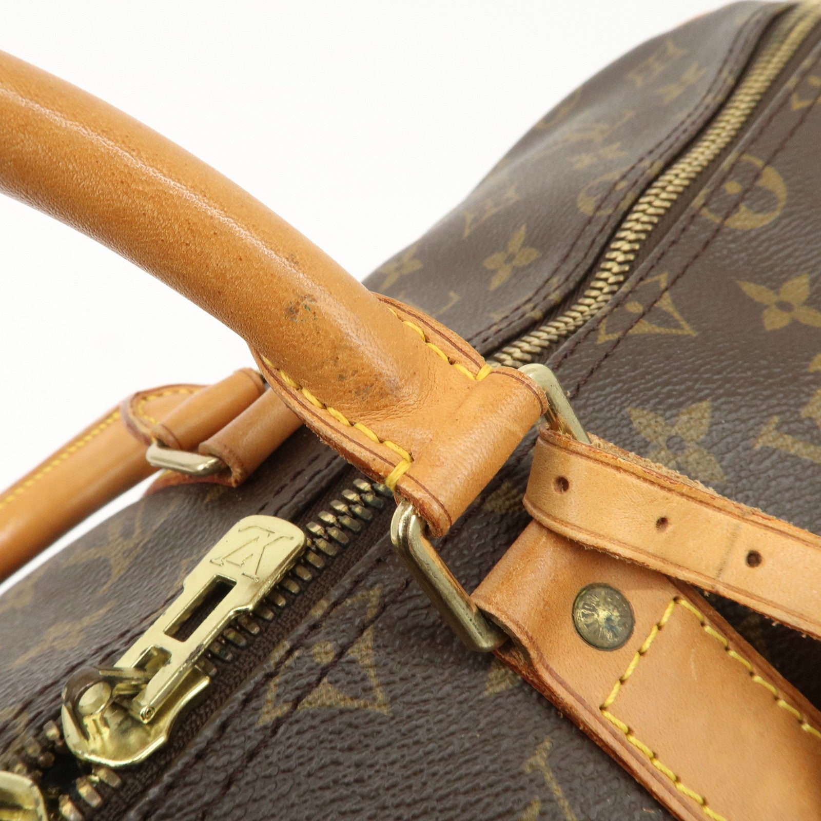 Louis Vuitton Monogram Keep All Bandouliere50 Boston Bag M41416 Used