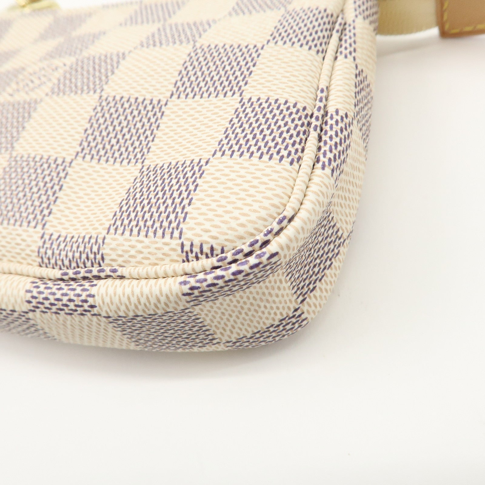 Louis Vuitton Damier Azur Mini Pochette Accessoires Pouch N58010