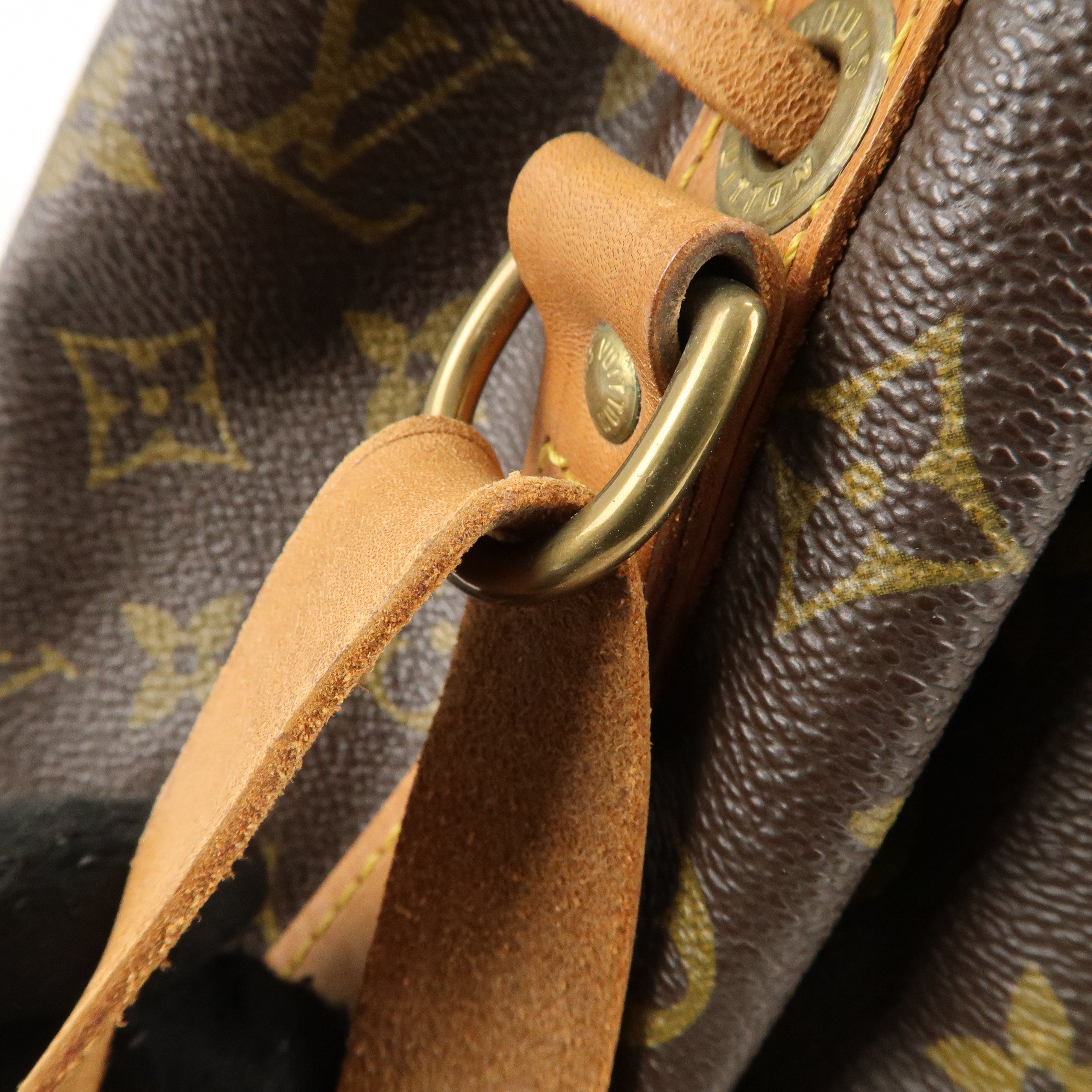 Louis Vuitton Monogram Petit Noe Shoulder Bag Brown M42226