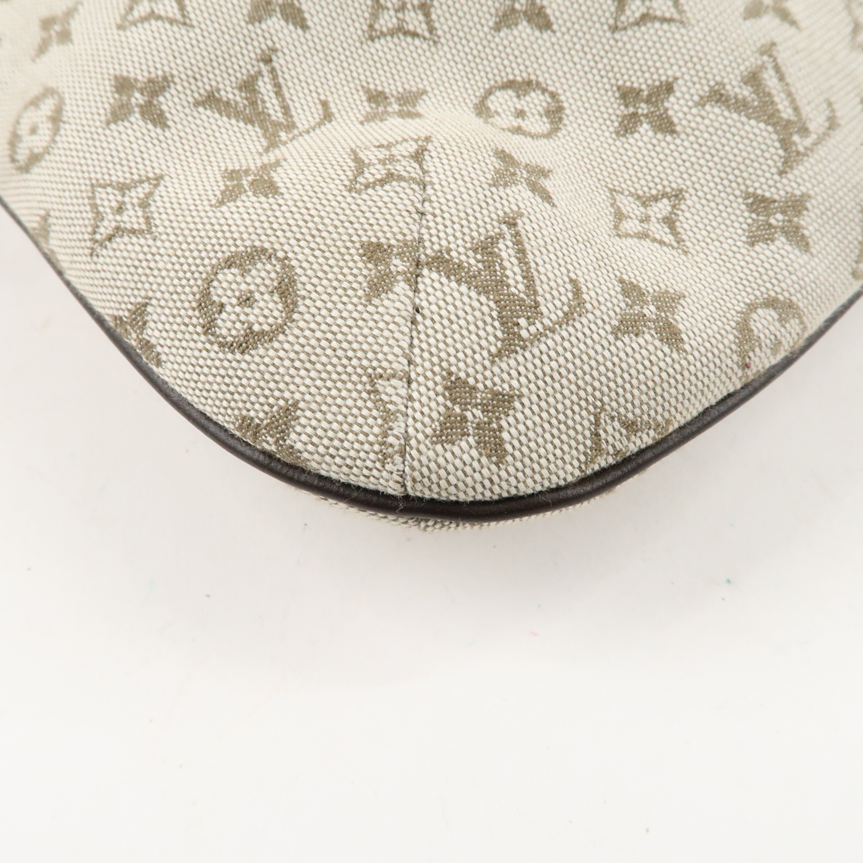 Louis Vuitton Monogram Mini Francoise Hand Bag Khaki M92209