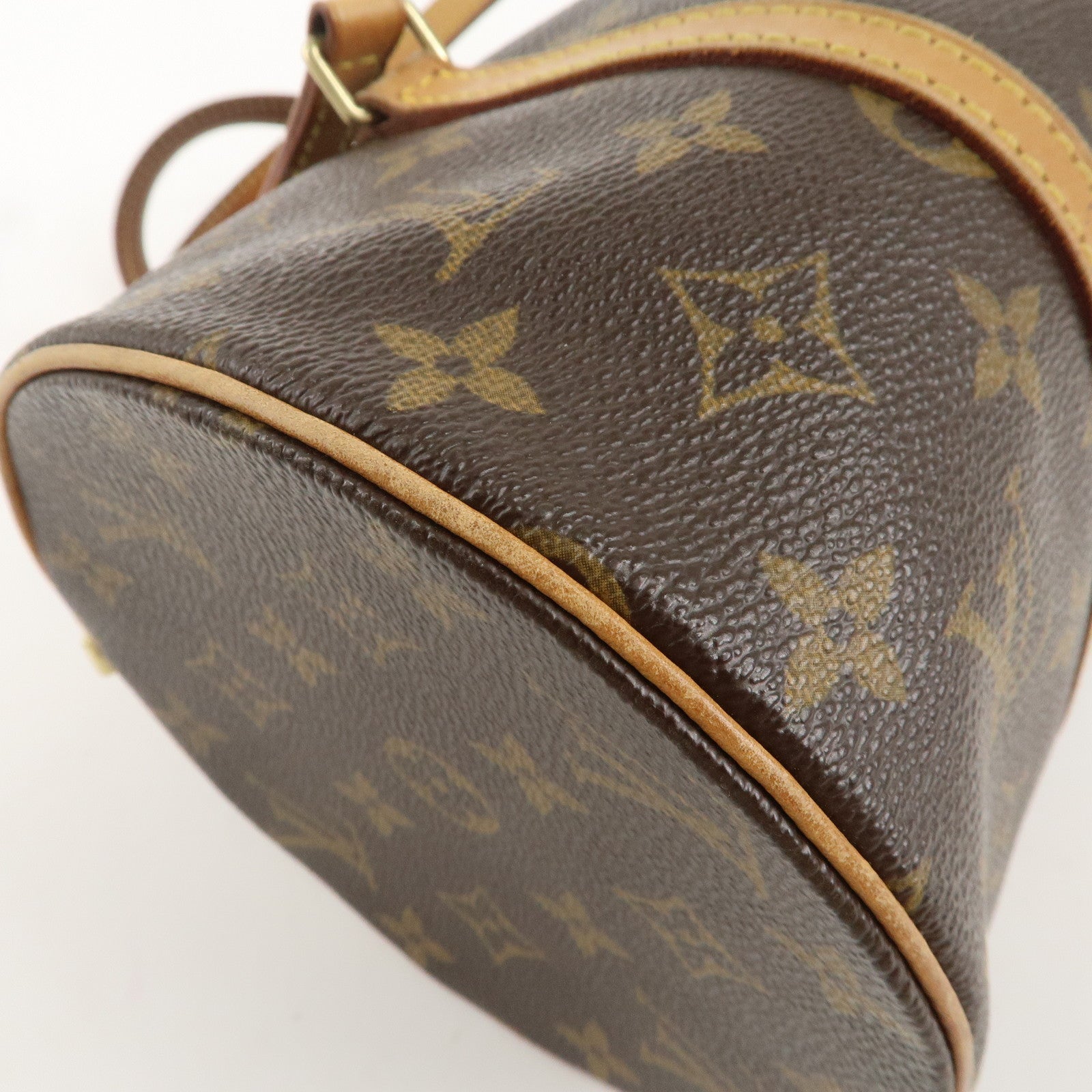 Louis Vuitton Monogram Papillon 30 Hand Bag Brown M51385