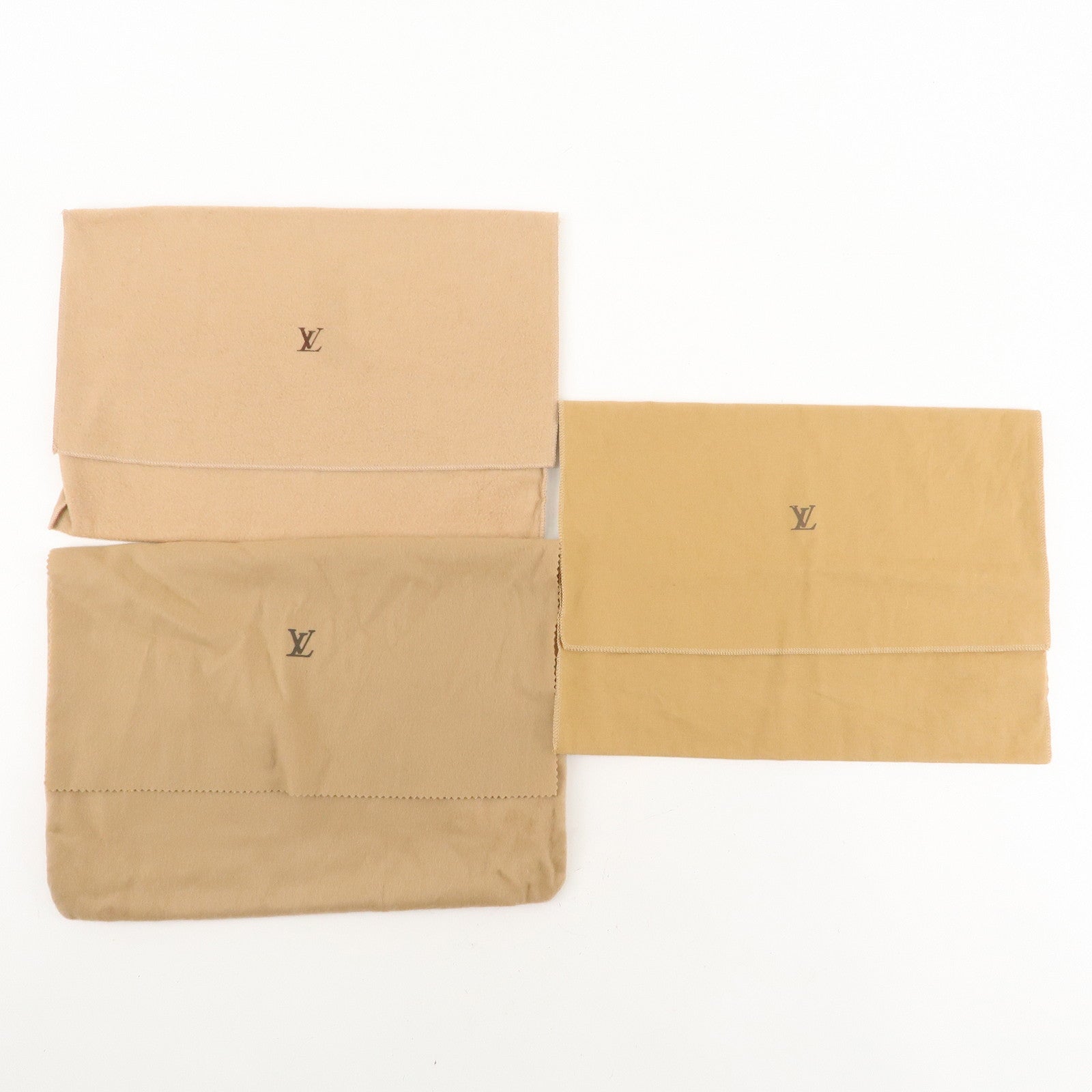 Louis Vuitton Set of 15 Storage Bags Old Model Dust Bag Brown