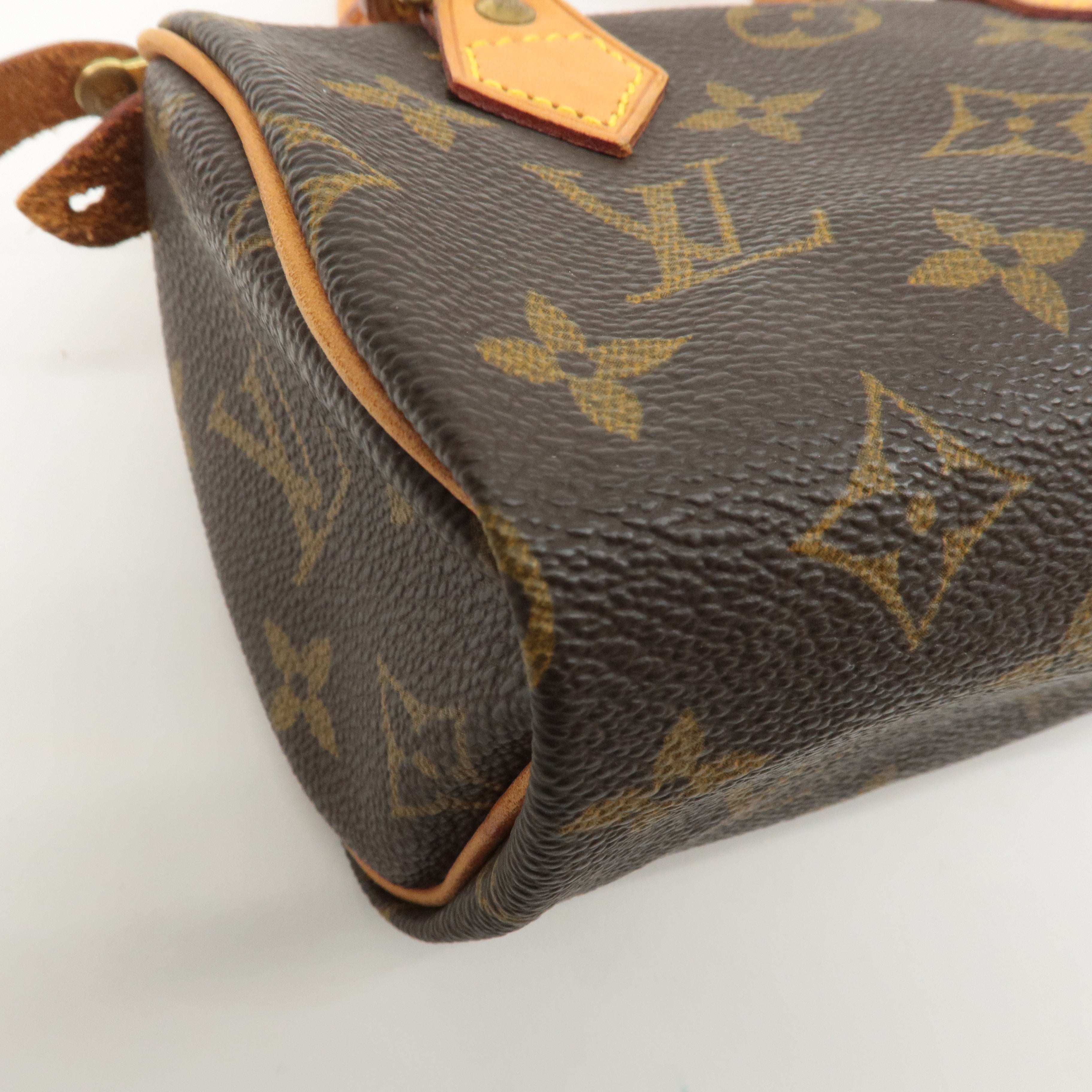 Louis Vuitton Monogram Mini Speedy 
Shoulder Strap M41534/J75010