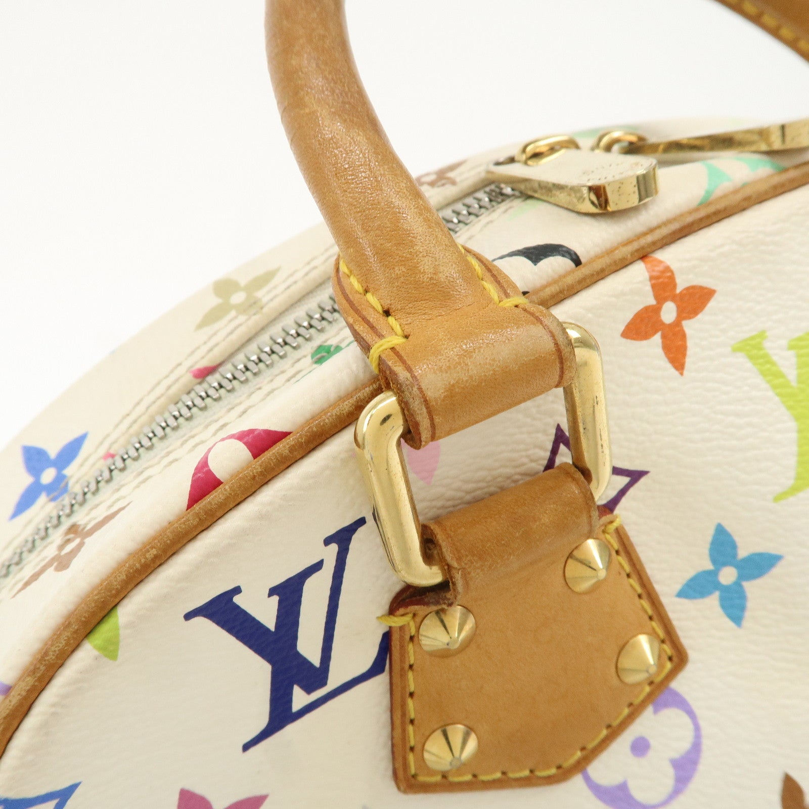 Louis Vuitton Monogram Multicolor Trouville Hand Bag M92663 Used