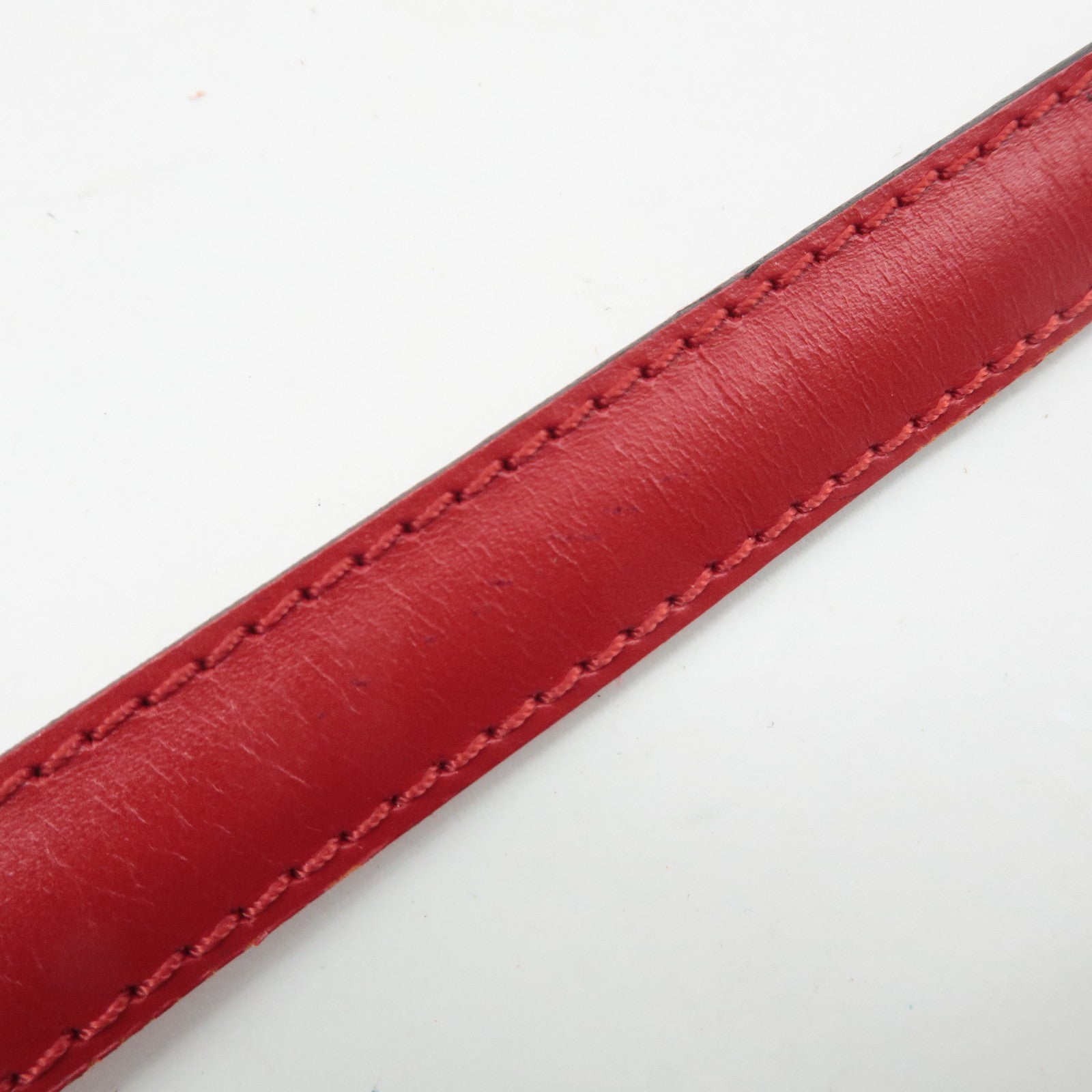 Louis Vuitton Adjustable Shoulder Strap for Epi Bags Castilian Red 120cm Used