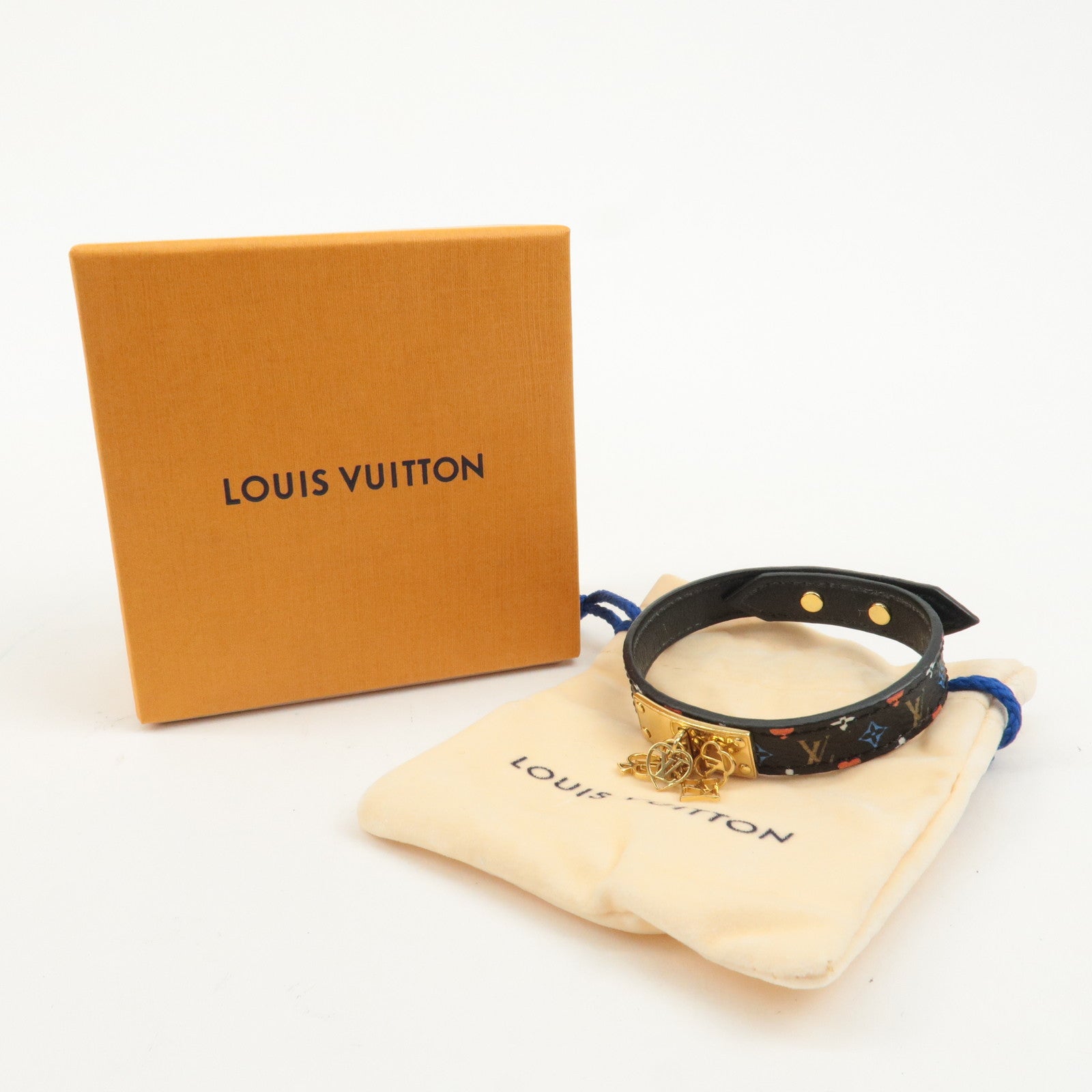 Louis Vuitton Monogram Bracelet Game On Collection Black MP285