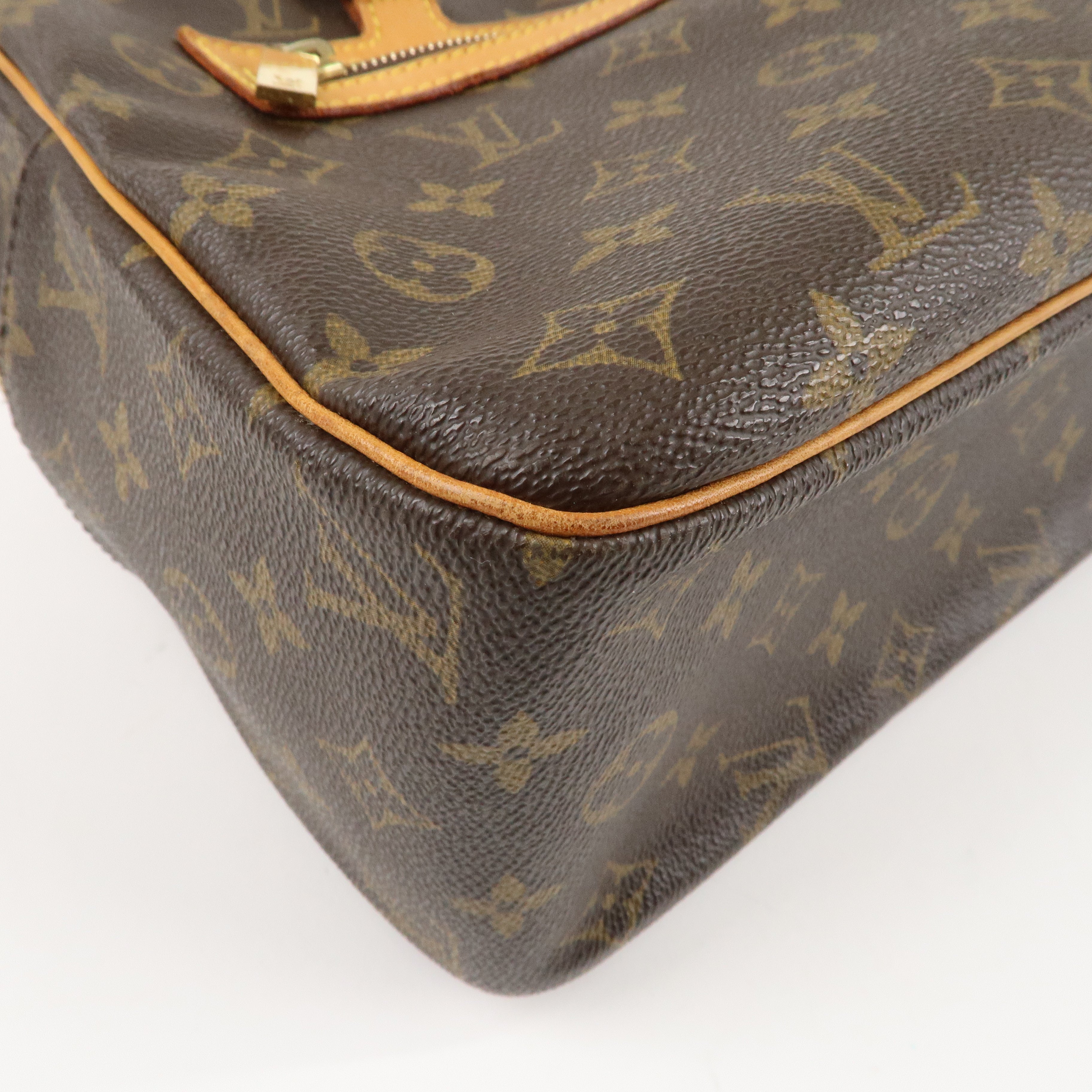 Louis Vuitton Monogram Cite GM Boston Hand Bag Brown M51181