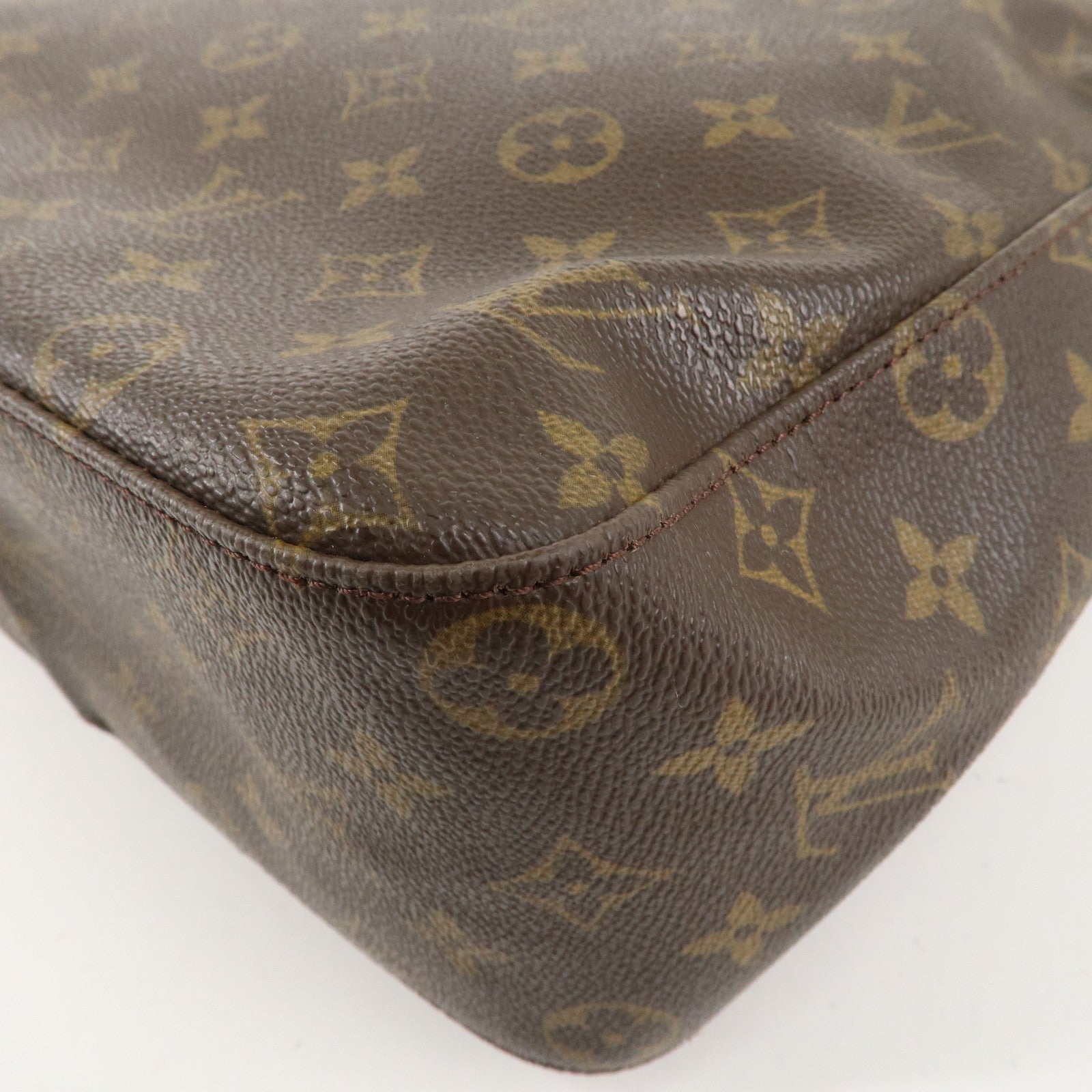 Louis Vuitton Monogram Looping GM Shoulder Bag Brown M51145