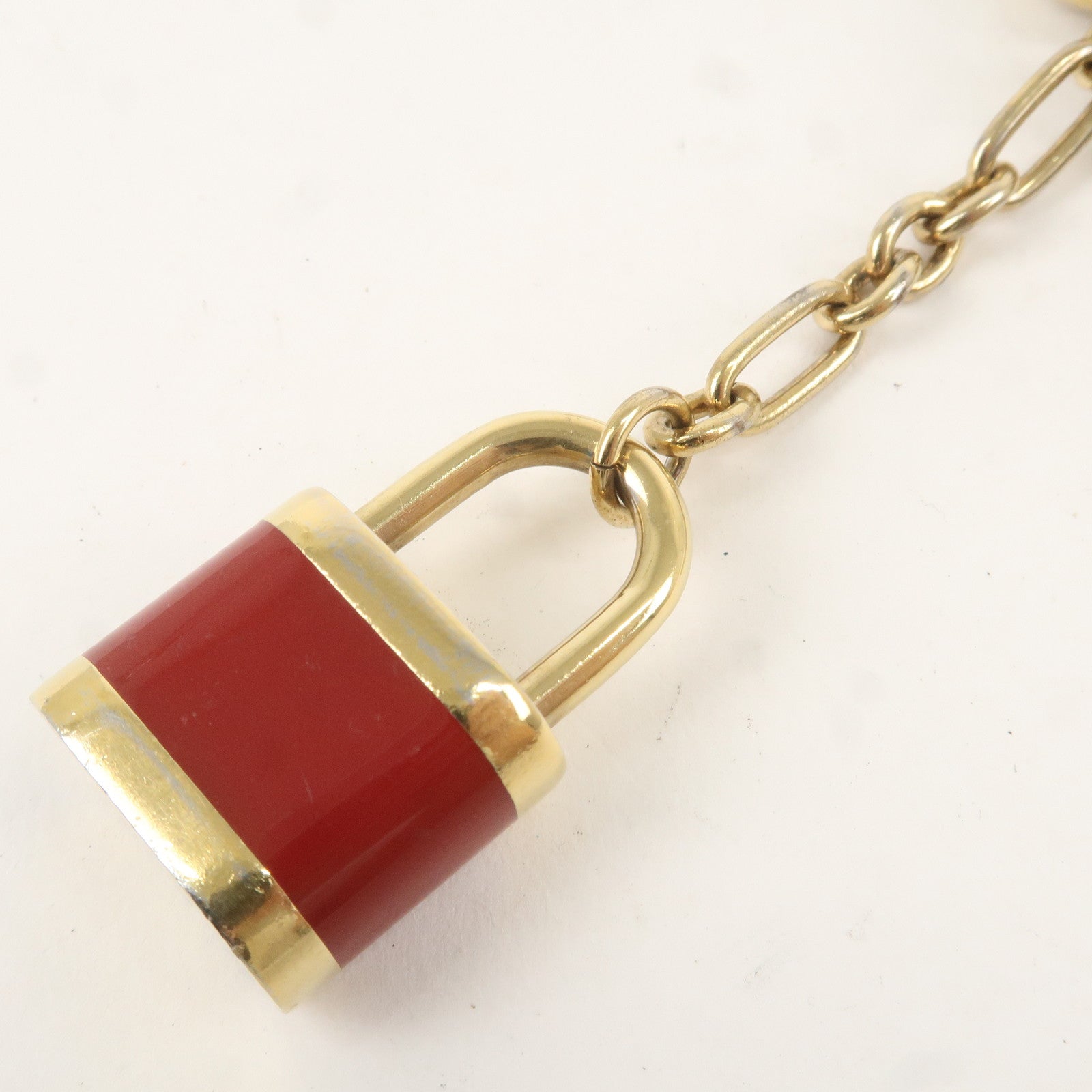 Louis Vuitton Porte Cles Cadena Bag Charm Key Charm Gold M60073