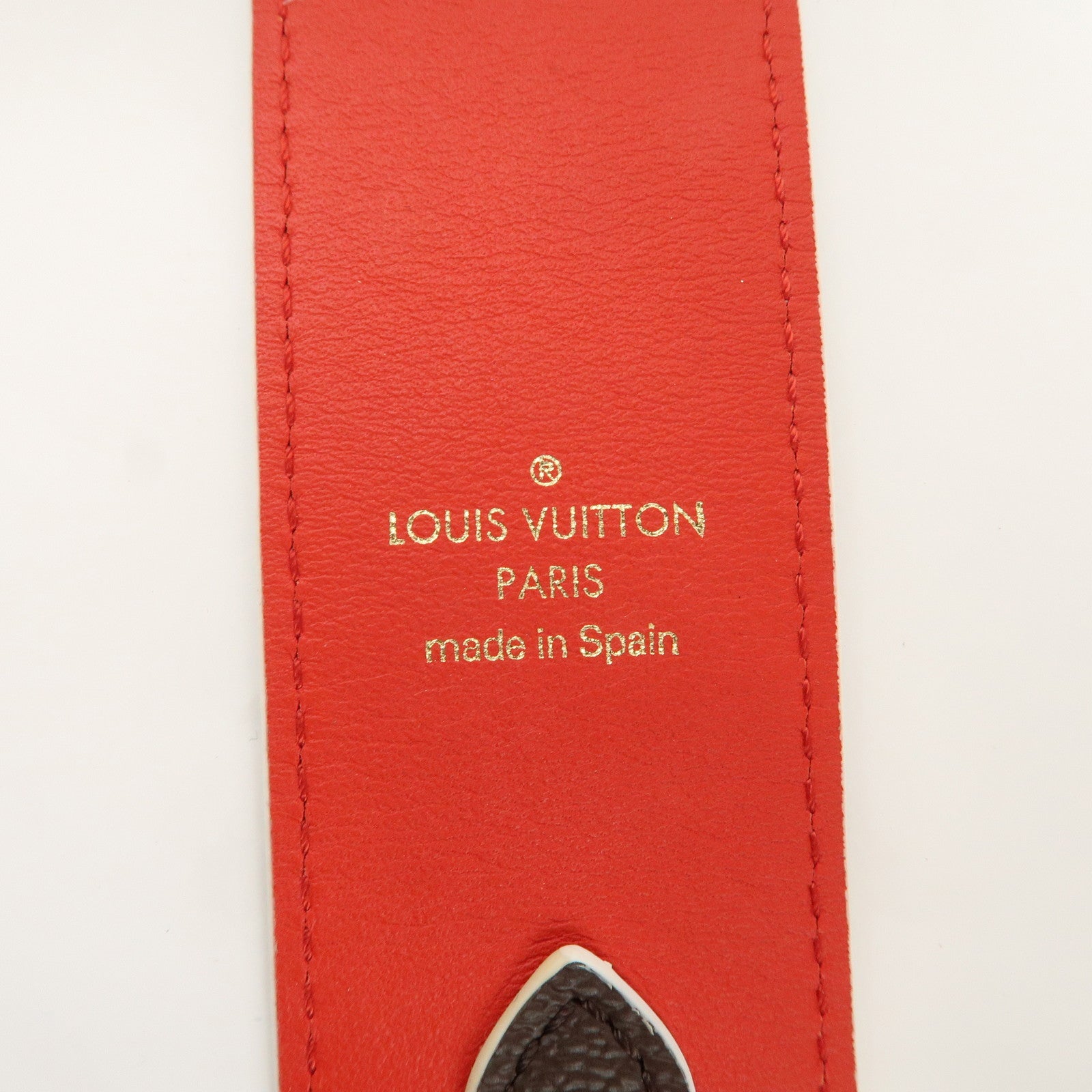 Louis Vuitton Monogram Canvas Shoulder Strap Rouge J02287 Used