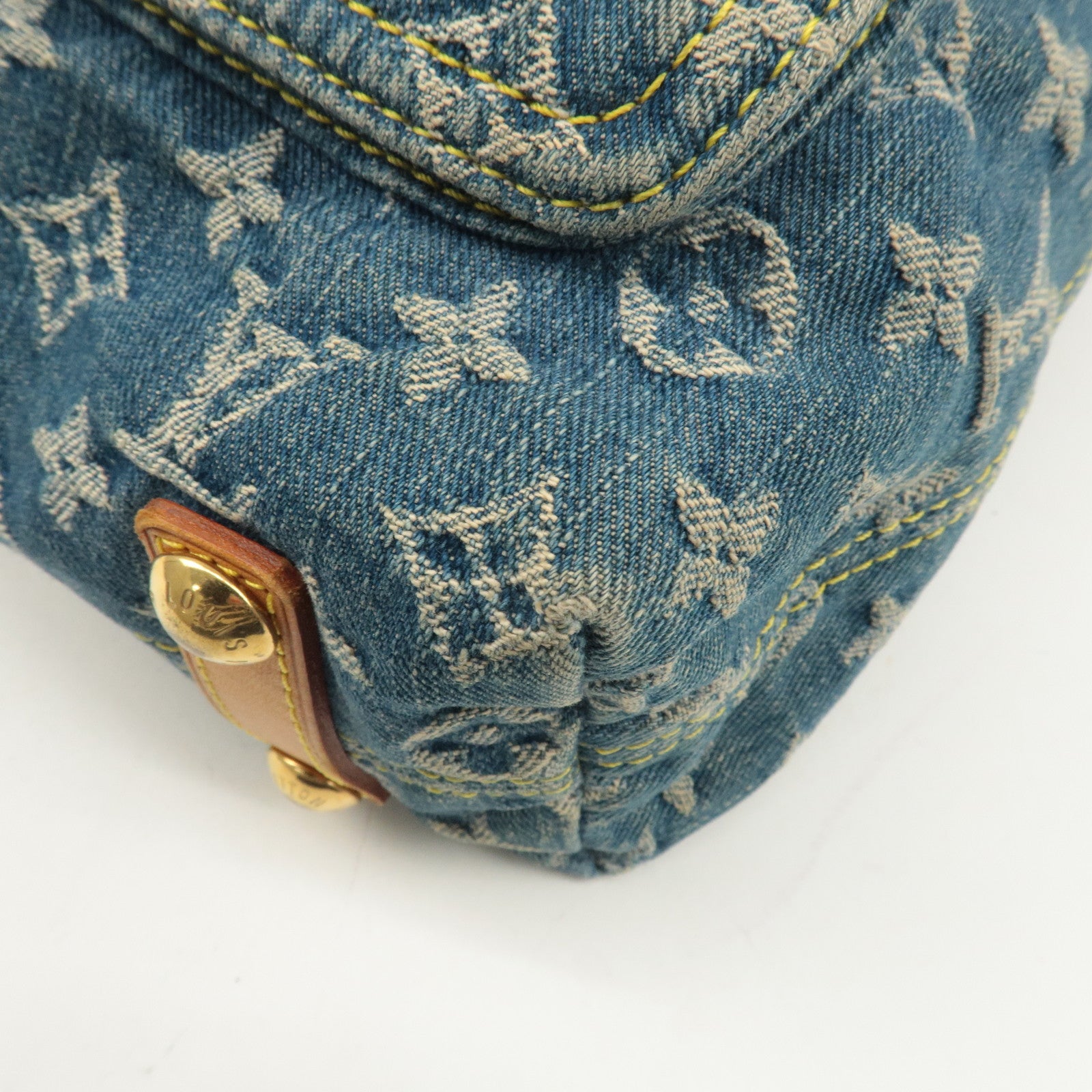 Louis Vuitton Monogram Denim Baggy GM Shoulder Bag M95048