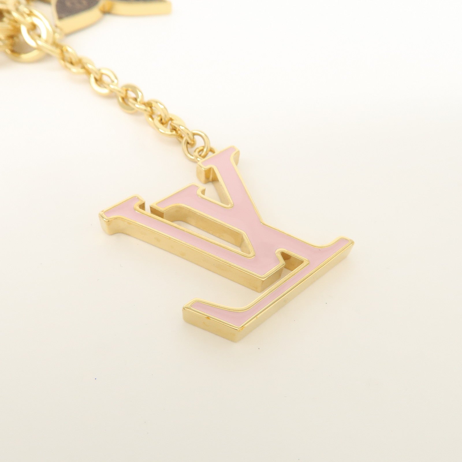 Louis Vuitton Key Chain Charm Spring Street Gold M01187 Used