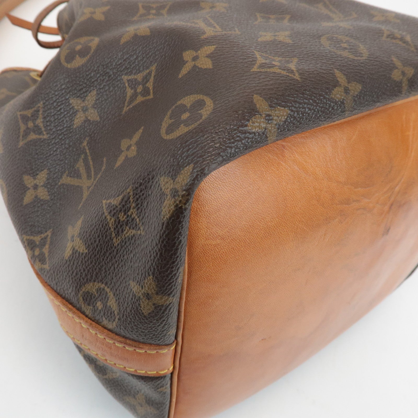 Louis Vuitton Monogram Petit Noe Shoulder Bag Brown M42226 Used