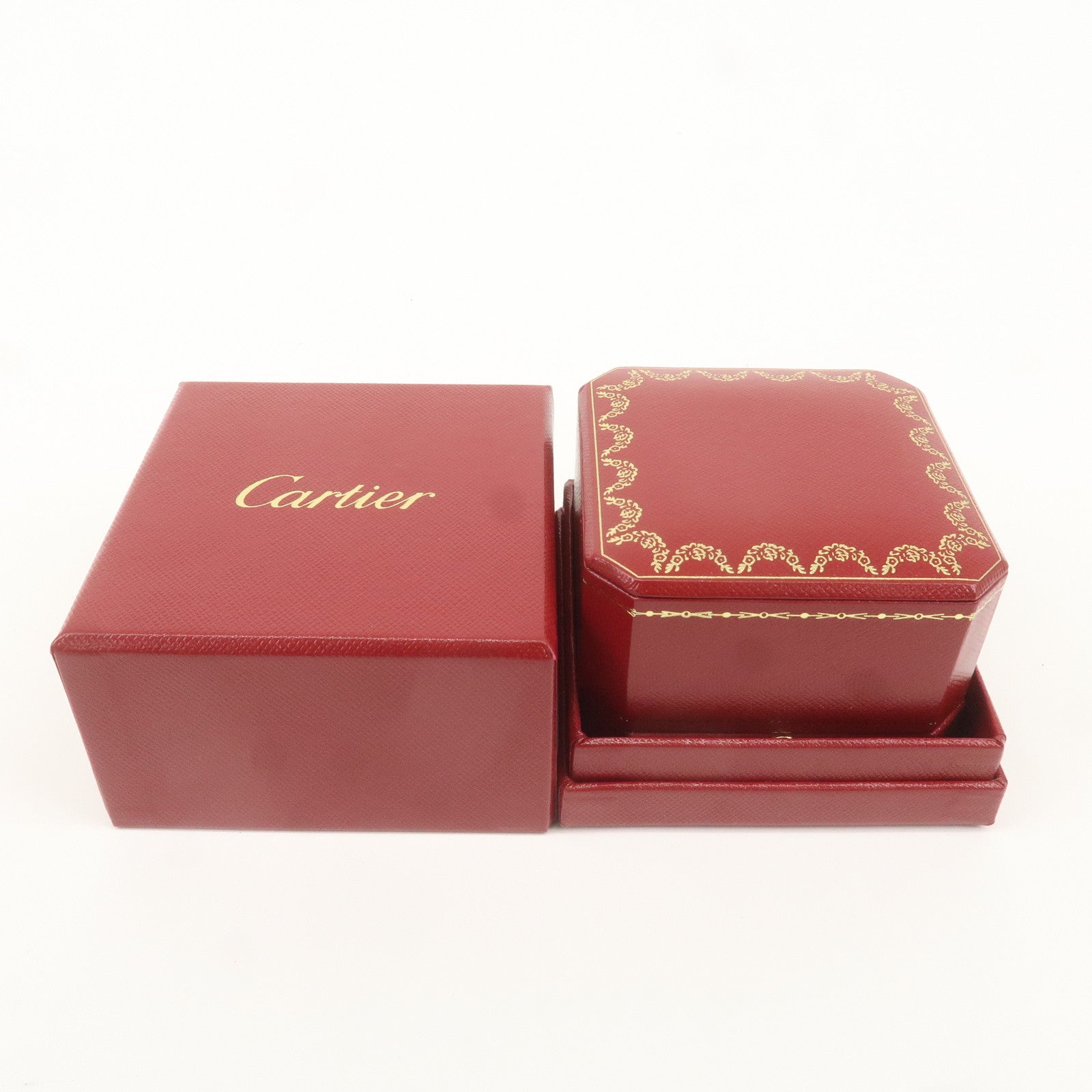 Cartier Set of 2 Ring Box Display Box Jewelry Box For Ring