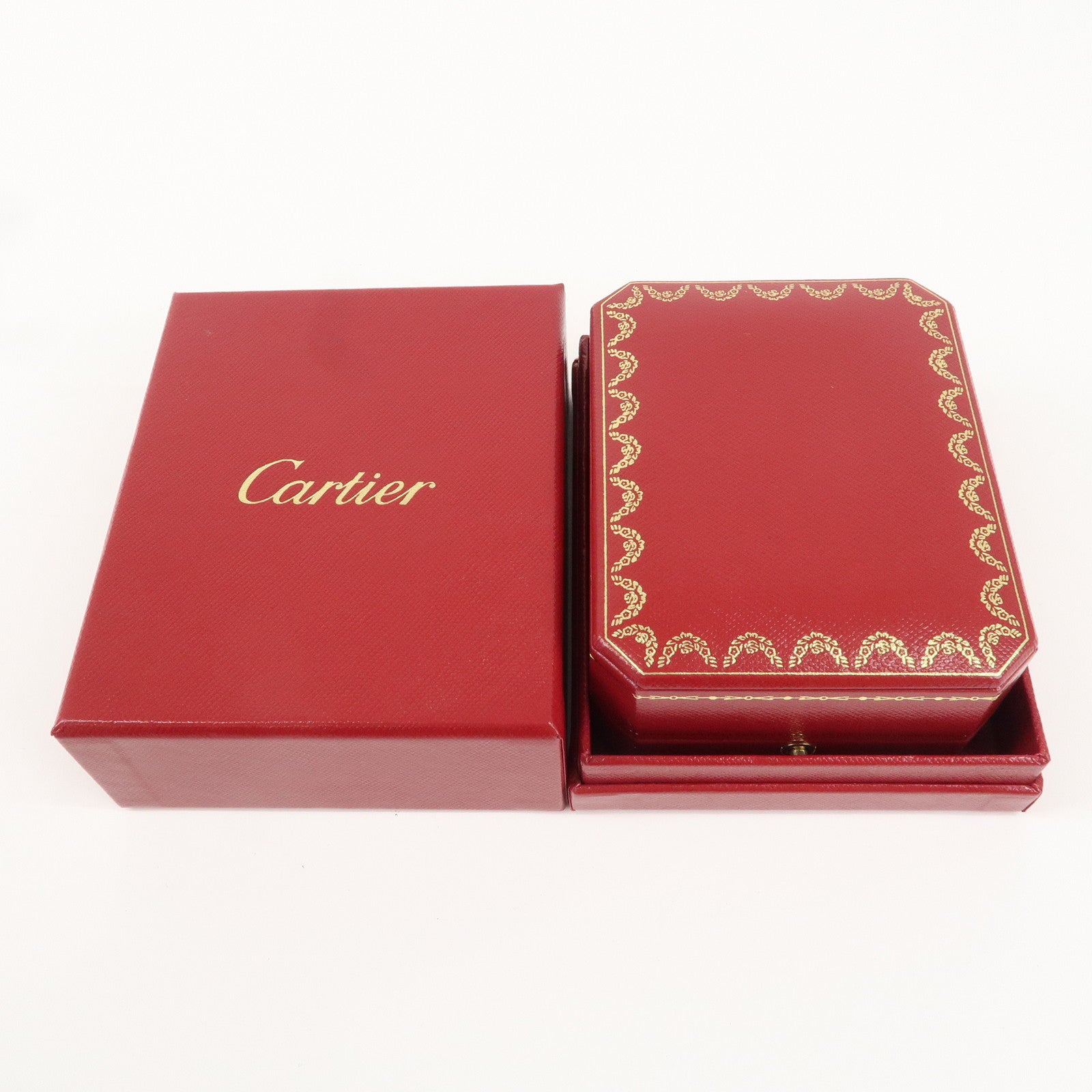 Cartier Set of 3 Pair Ring Box Display Box Jewelry Box For Ring