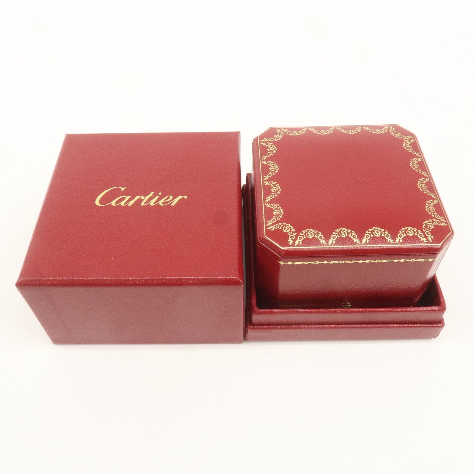 Cartier Set of 2 Ring Box Display Box Jewelry Box For Ring