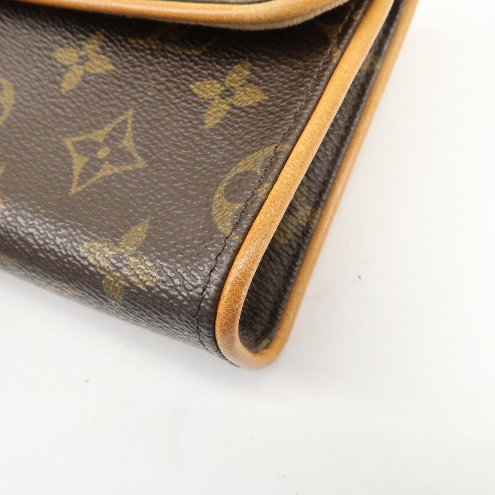 Louis Vuitton Monogram Pochette Florentine Waist Bag Belt S M51855 Used