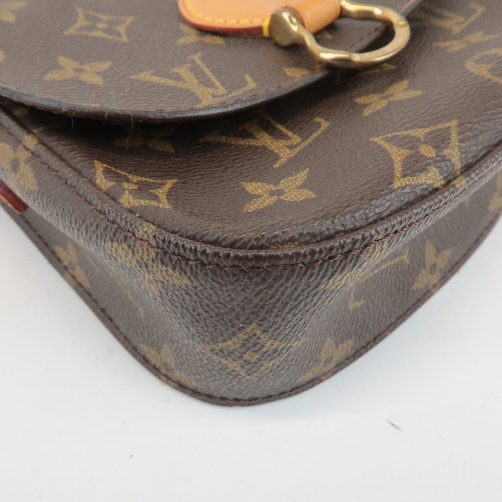 Louis Vuitton Monogram Mini Saint Cloud Shoulder Bag M51244 Used