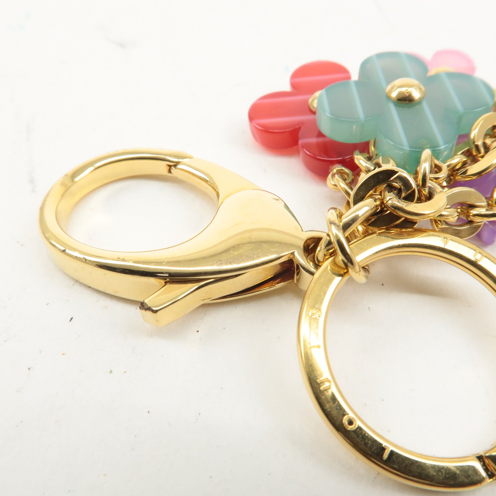 Louis Vuitton Porte Cles Pop Flower Key Chain M66144