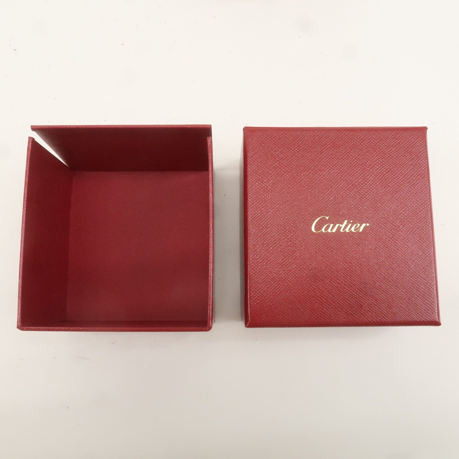 Cartier Set of 2 Ring Box Display Box Jewelry Box For Ring