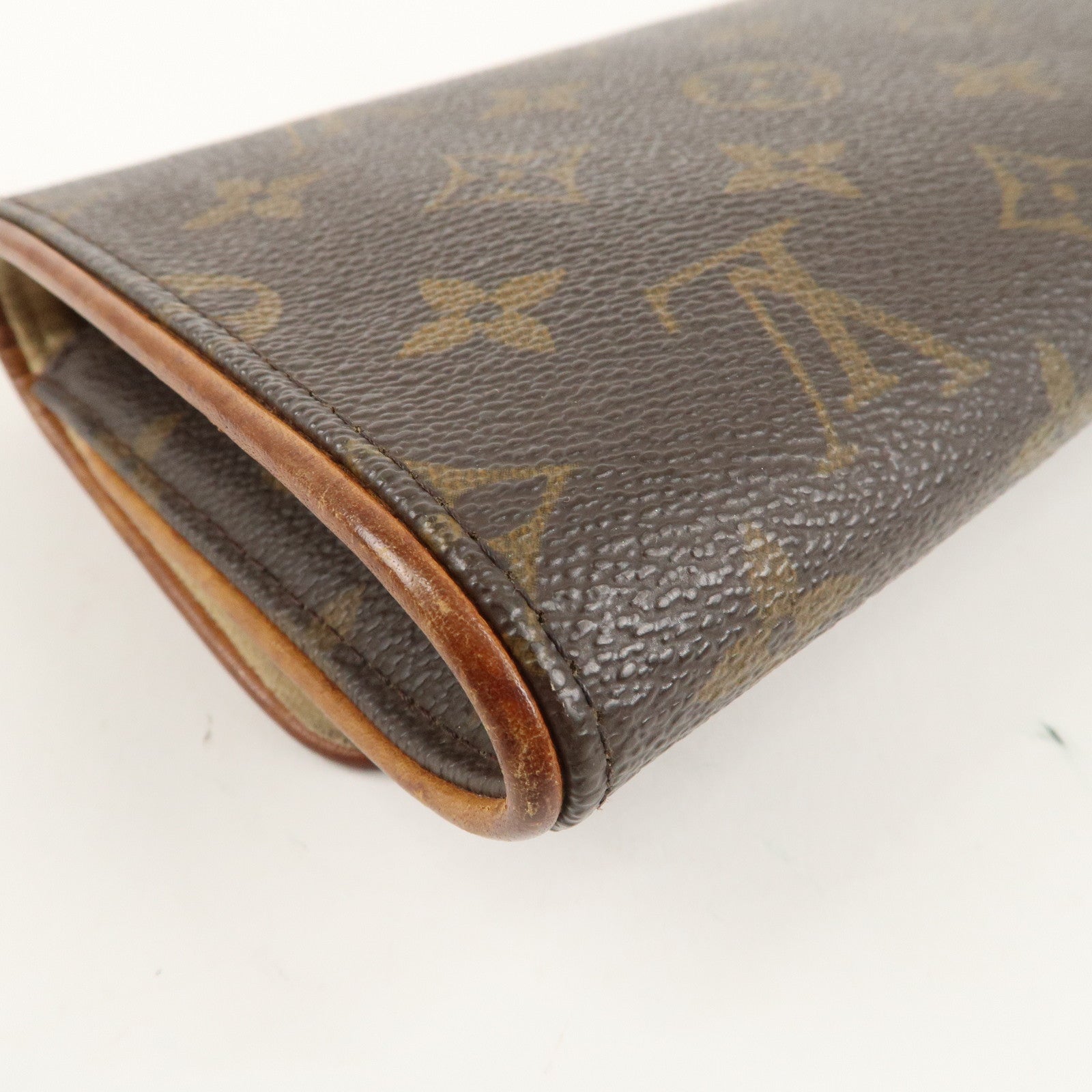 Louis Vuitton Monogram Pochette Twin GM 2Way Bag Brown M51852