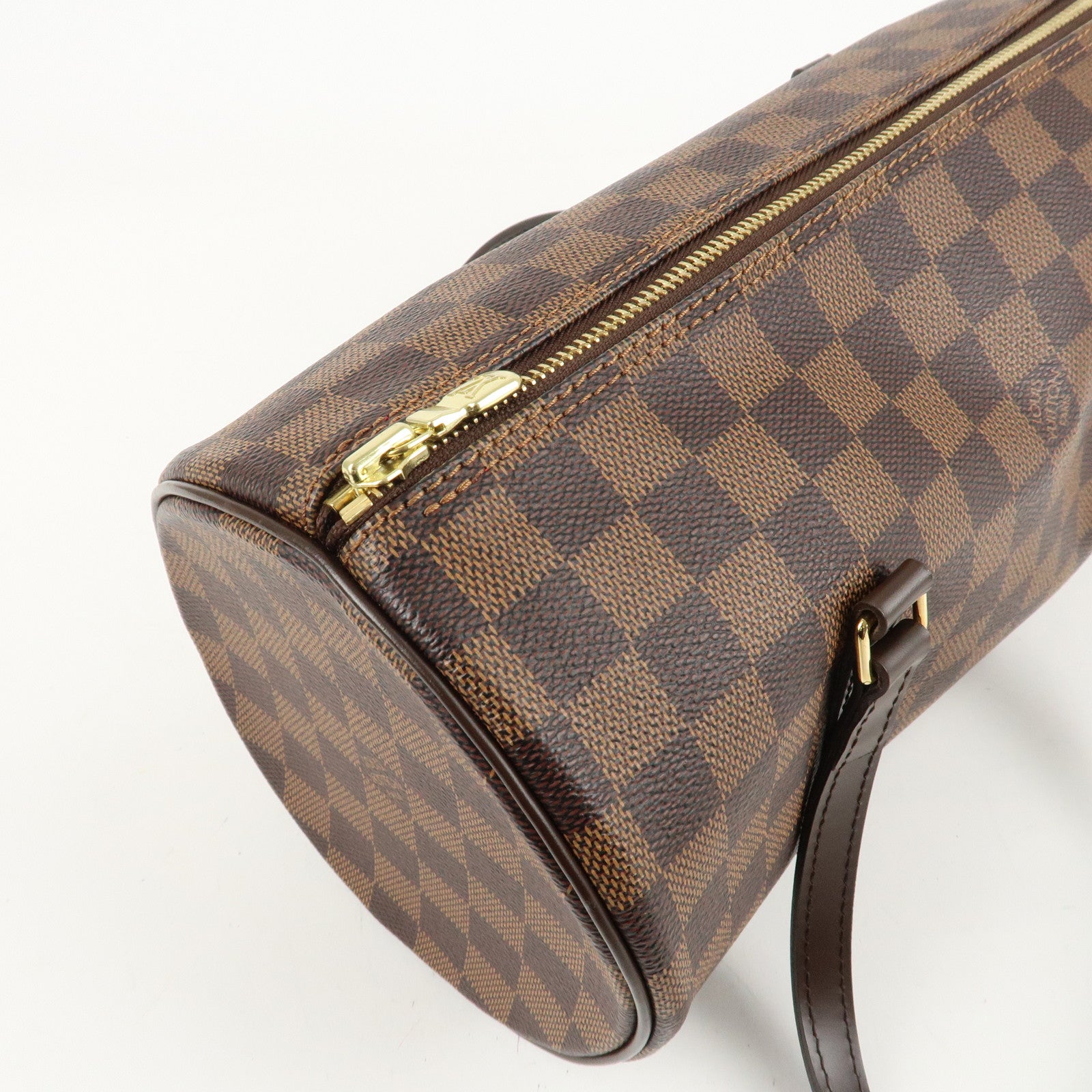 Louis Vuitton Damier Papillon 30 Hand Bag Pouch Brown N51303 Used