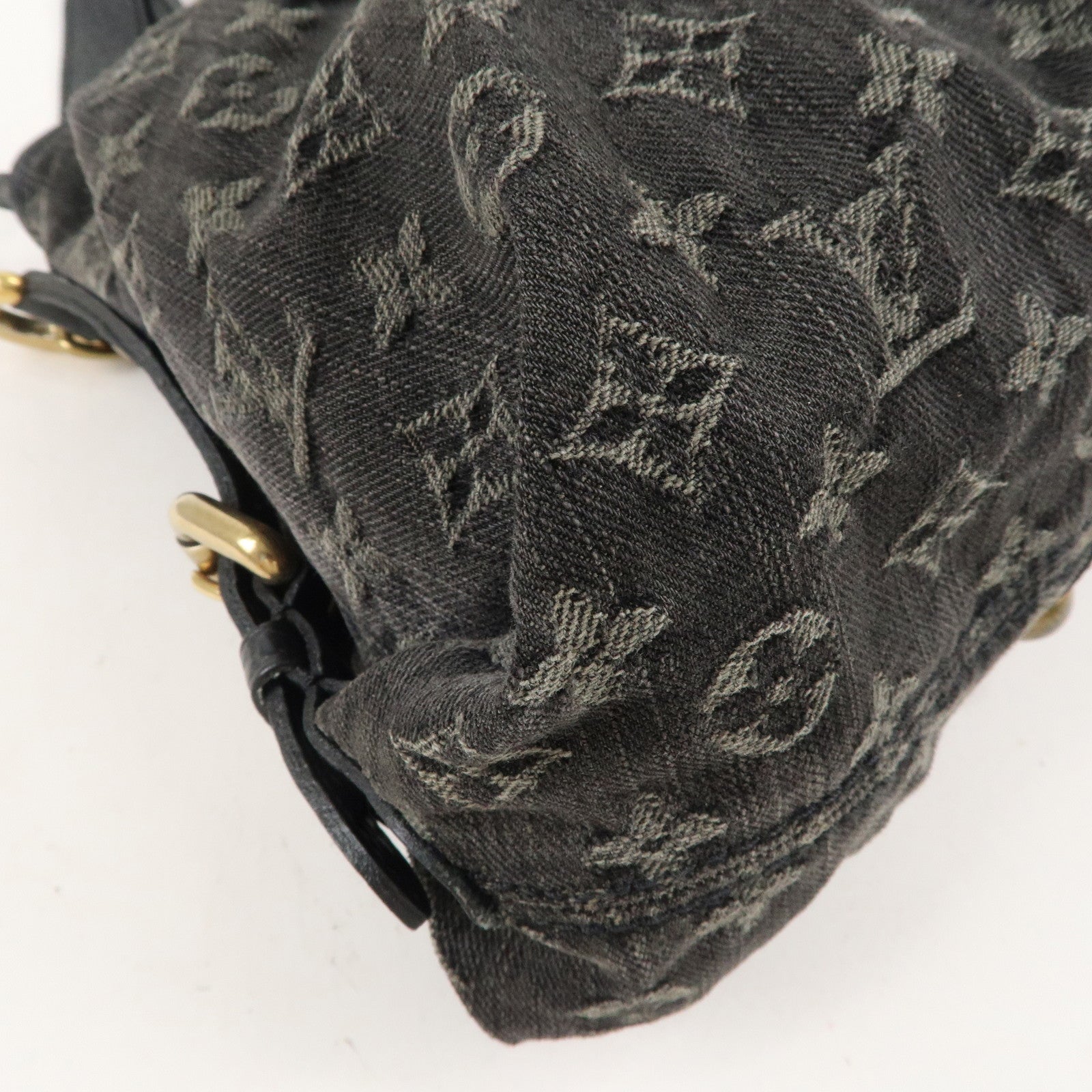 Louis Vuitton Monogram Denim Neo Cabby MM 2Way Bag Noir M95351