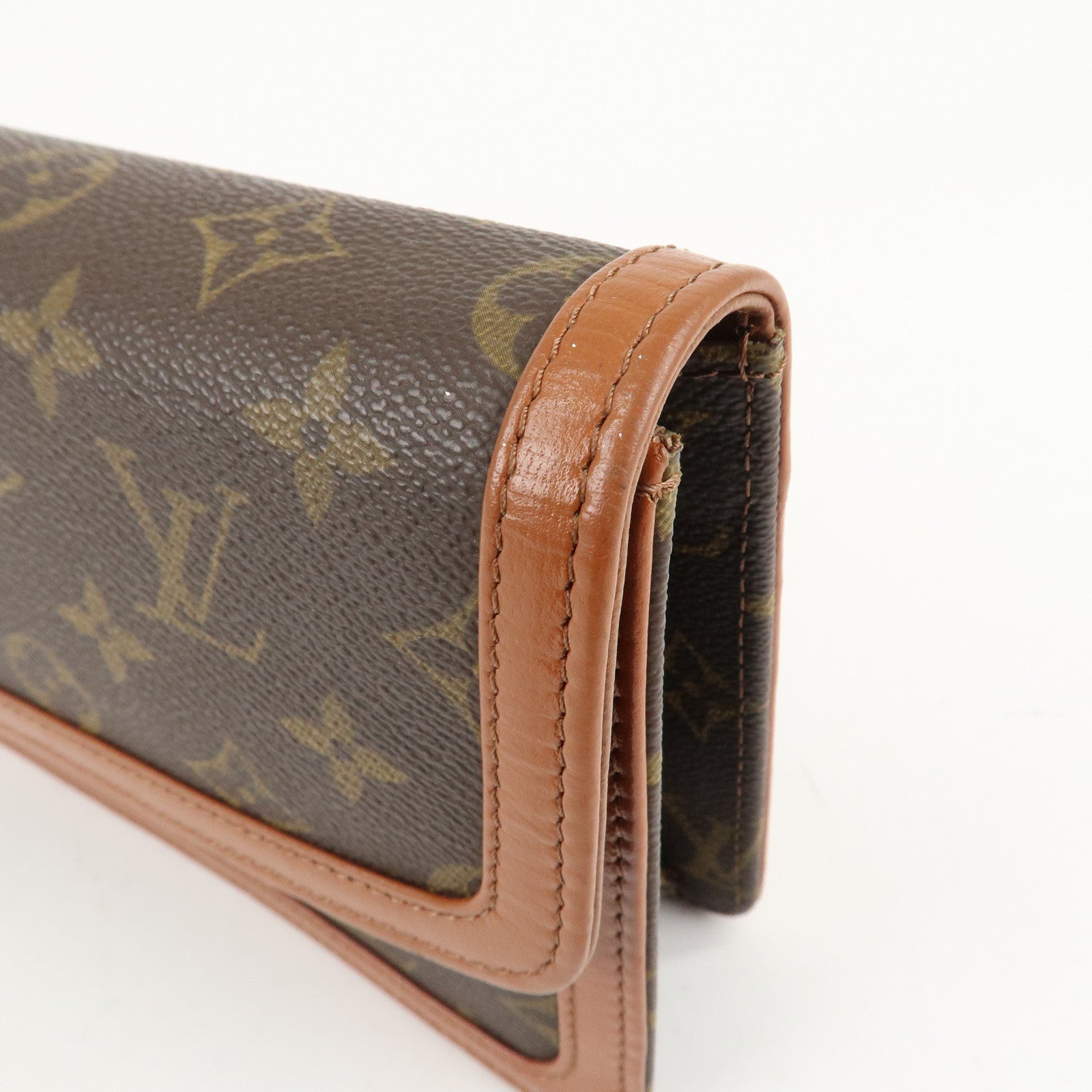 Louis Vuitton Monogram Pochette Damme PM Clutch Bag M51812 Used