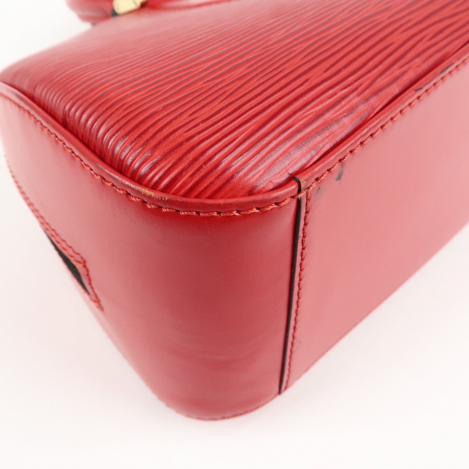 Louis Vuitton Epi Jasmine Hand Bag Castilian Red M52087