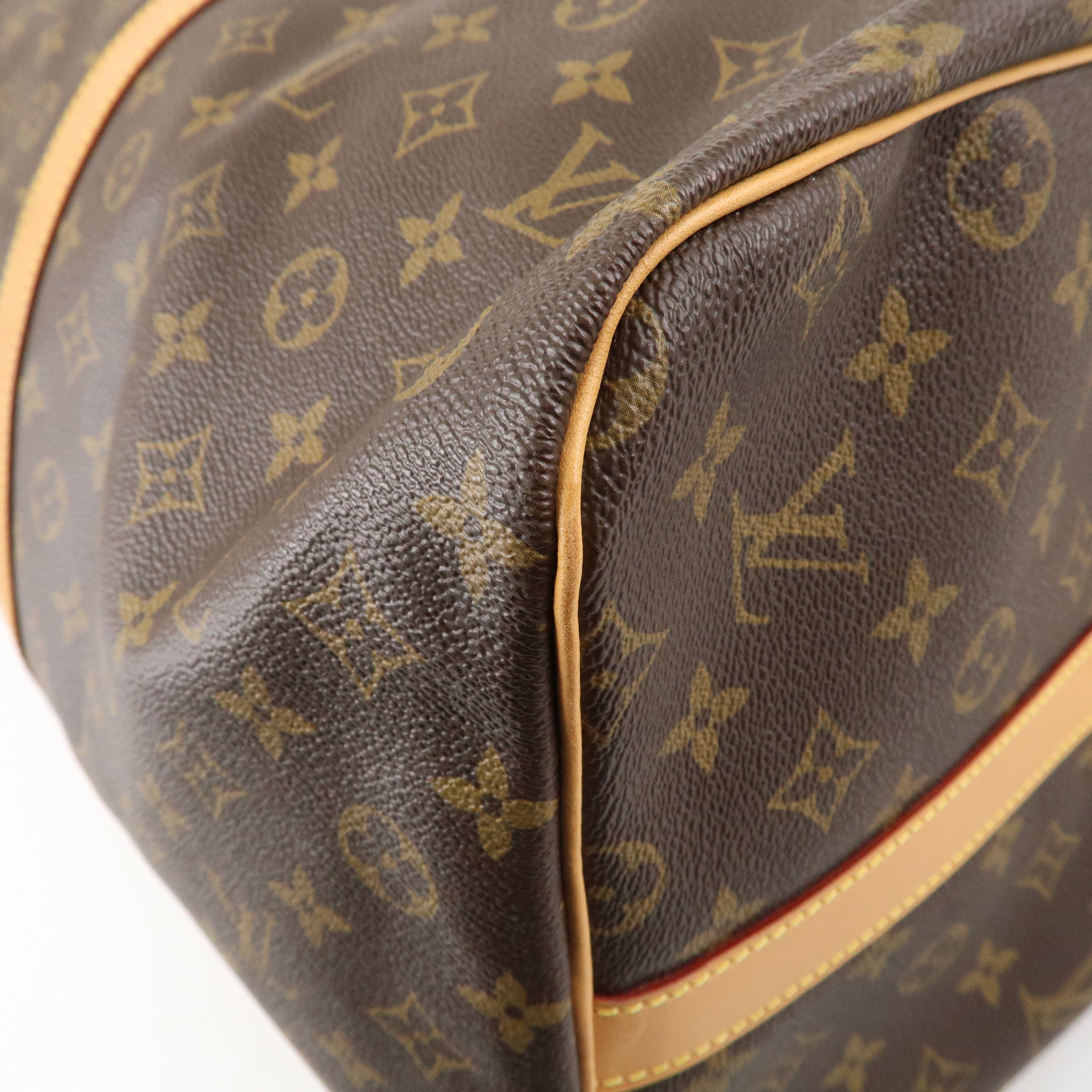 Louis Vuitton Monogram Keep All Bandouliere 60 Bag Brown M41412